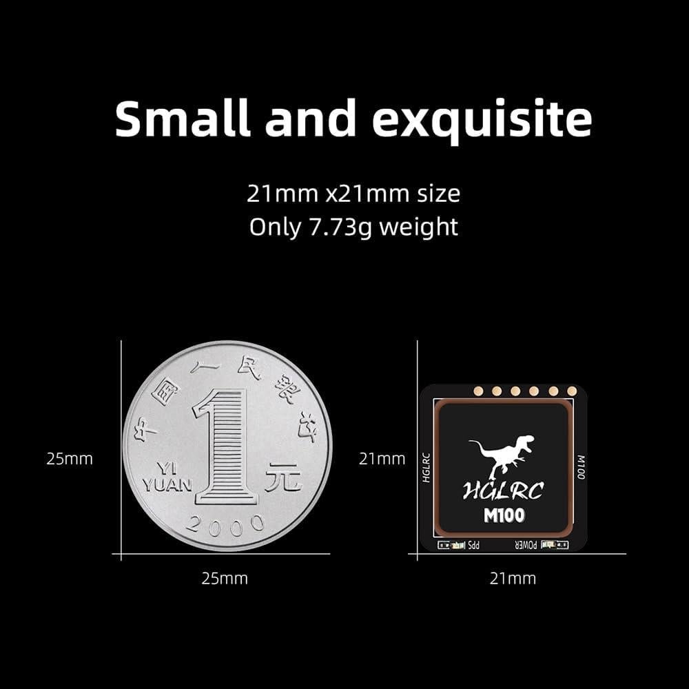 Módulo GPS HGLRC M100-5883 con brújula para UAV FPV