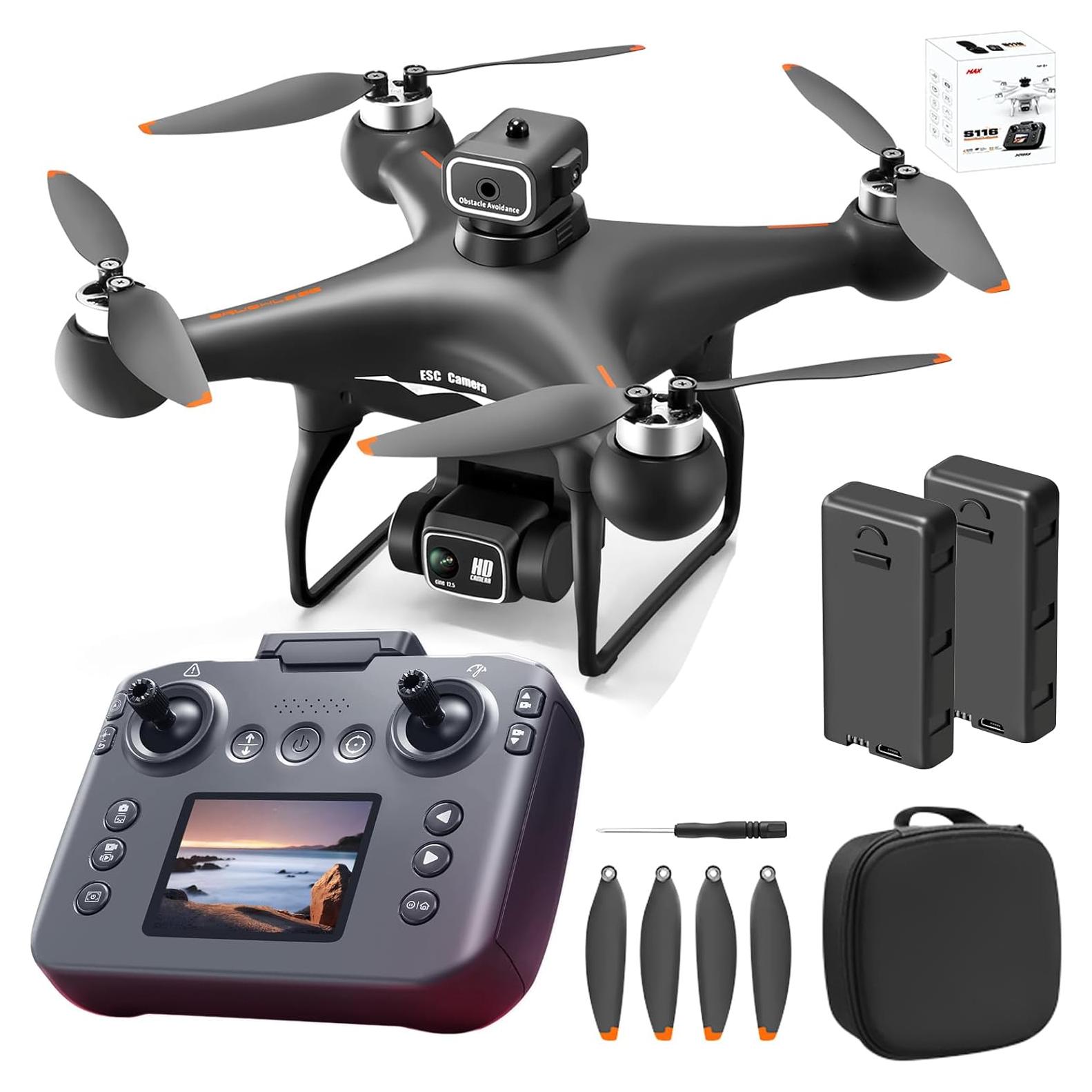 Drone GPS S116 ENTTGO con Controlador de Pantalla y 2 Baterías