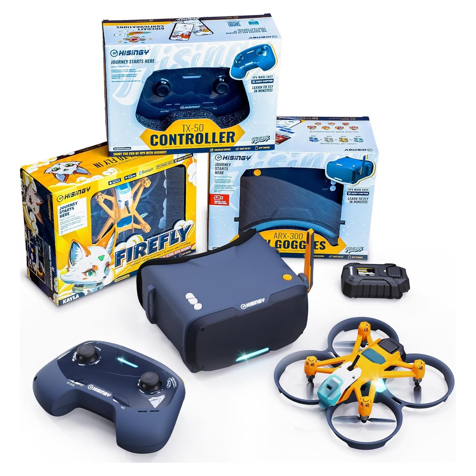 Firefly FPV Done Kit,FPV Drone for Kids and Beginners,Micro Drone with Camera, APP Control, Altitude Hold, Video Record and Download,Kids Toys for Boys and Girls, Gift Toys for Birthdays