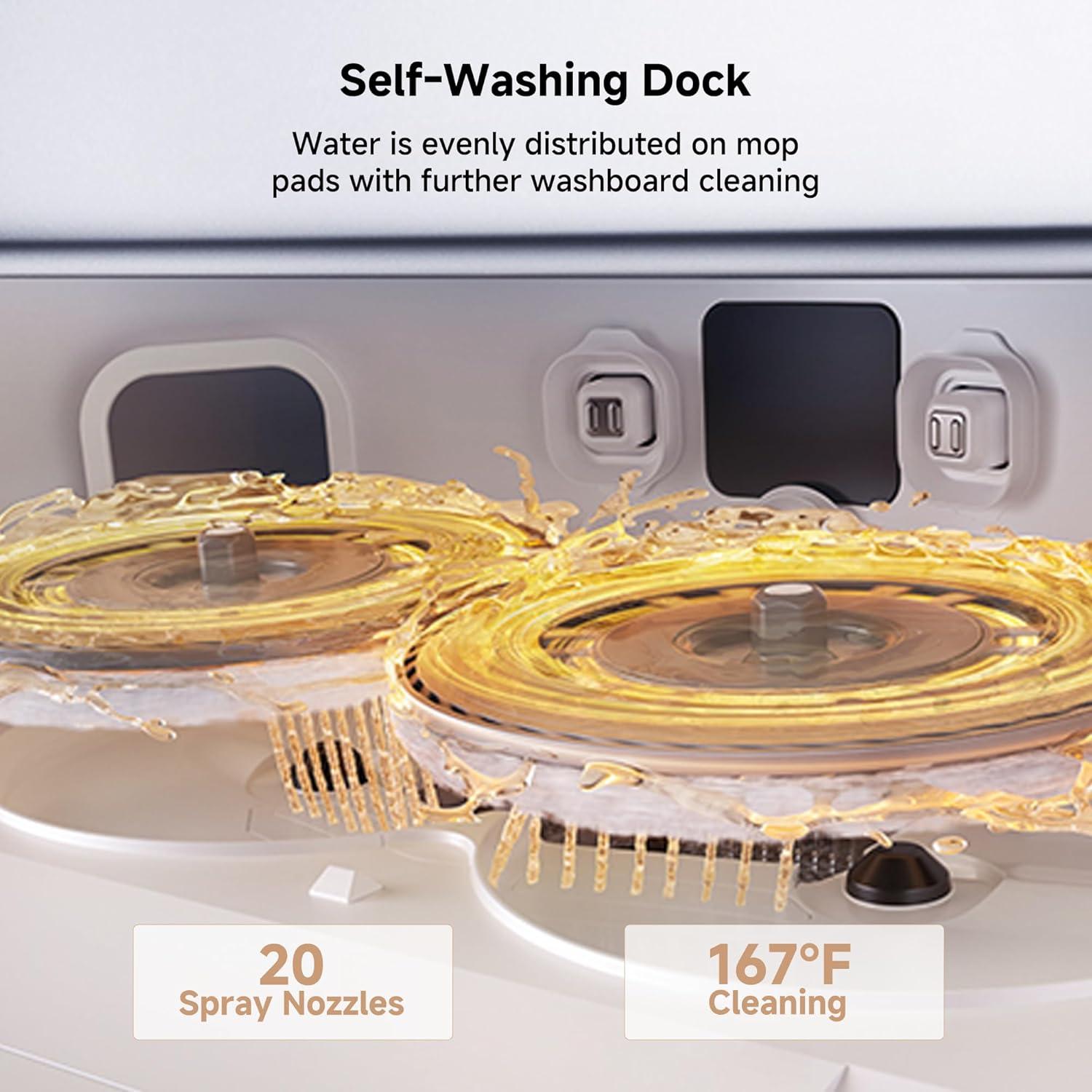 Aspiradora Robot Mova P50 Pro Ultra 19000Pa con Mopa Removible