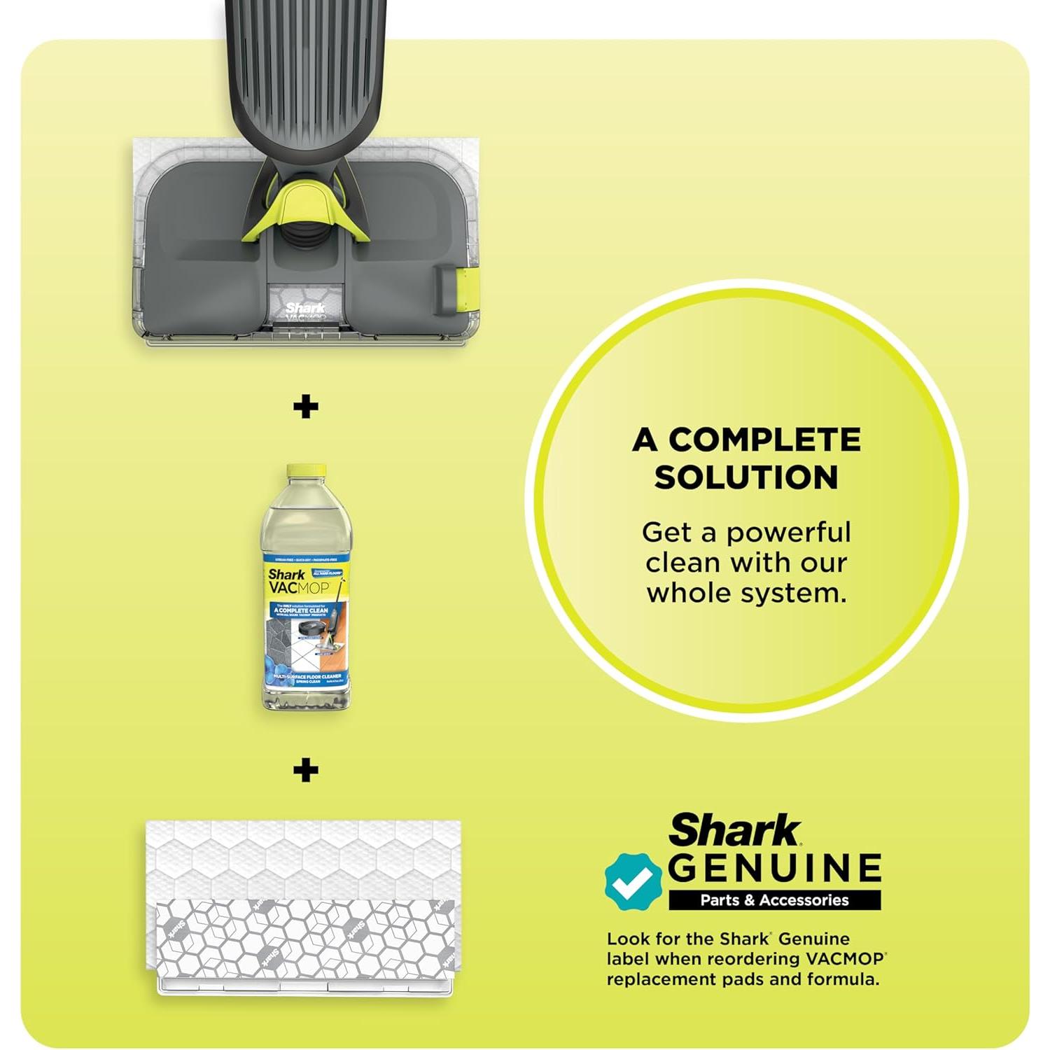 Limpiador de Suelos Duro Shark VACMOP Pro, 1.51kg, 4 Paños