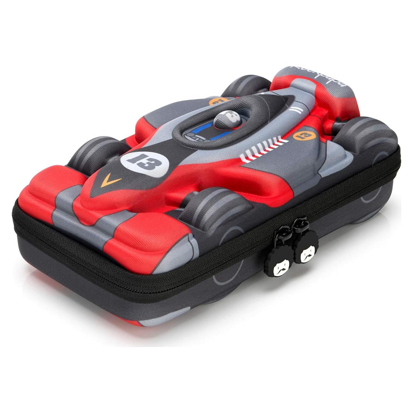 Estuche de Lápices Rockpapa Auto de Carreras 24x7x14 cm