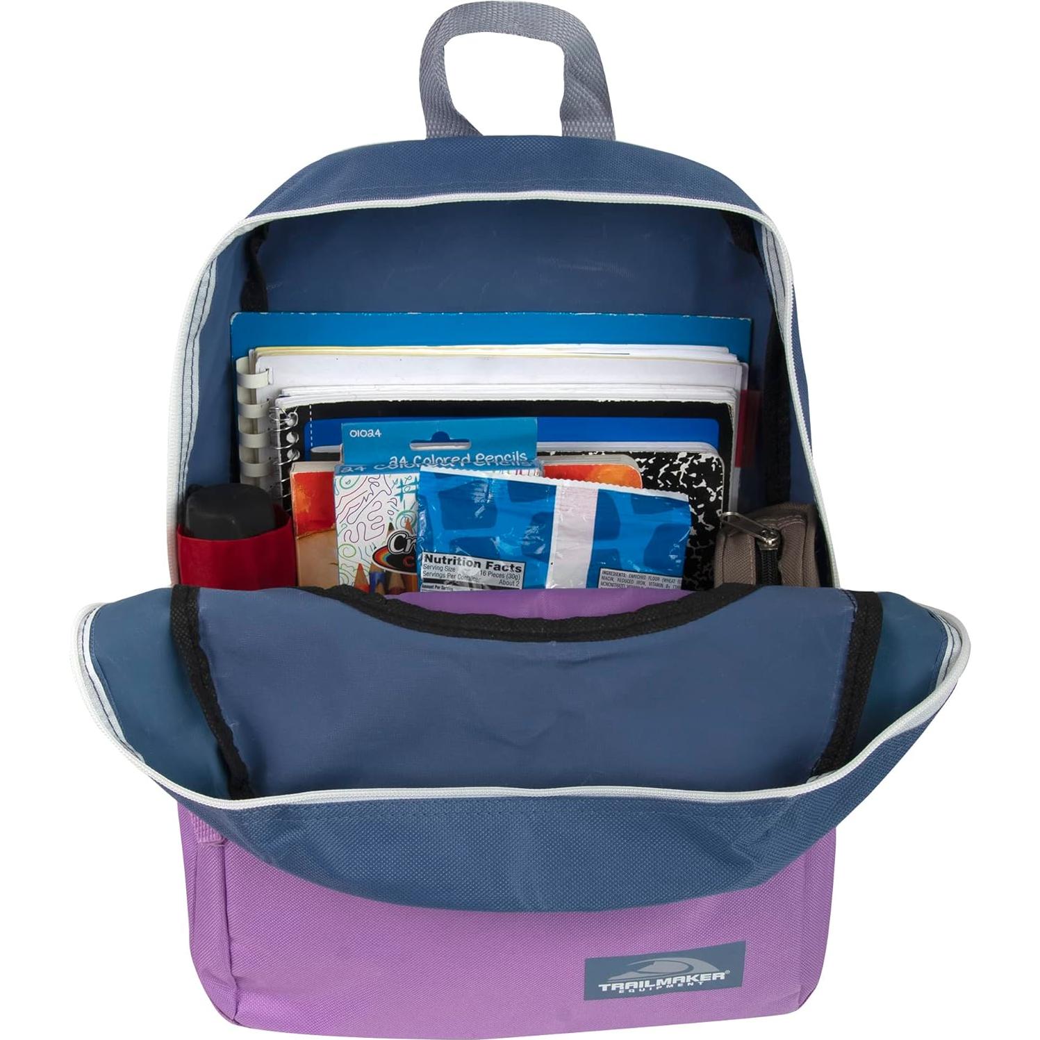 Mochila Escolar Multicolor 15" para Niños y Niñas - 19L