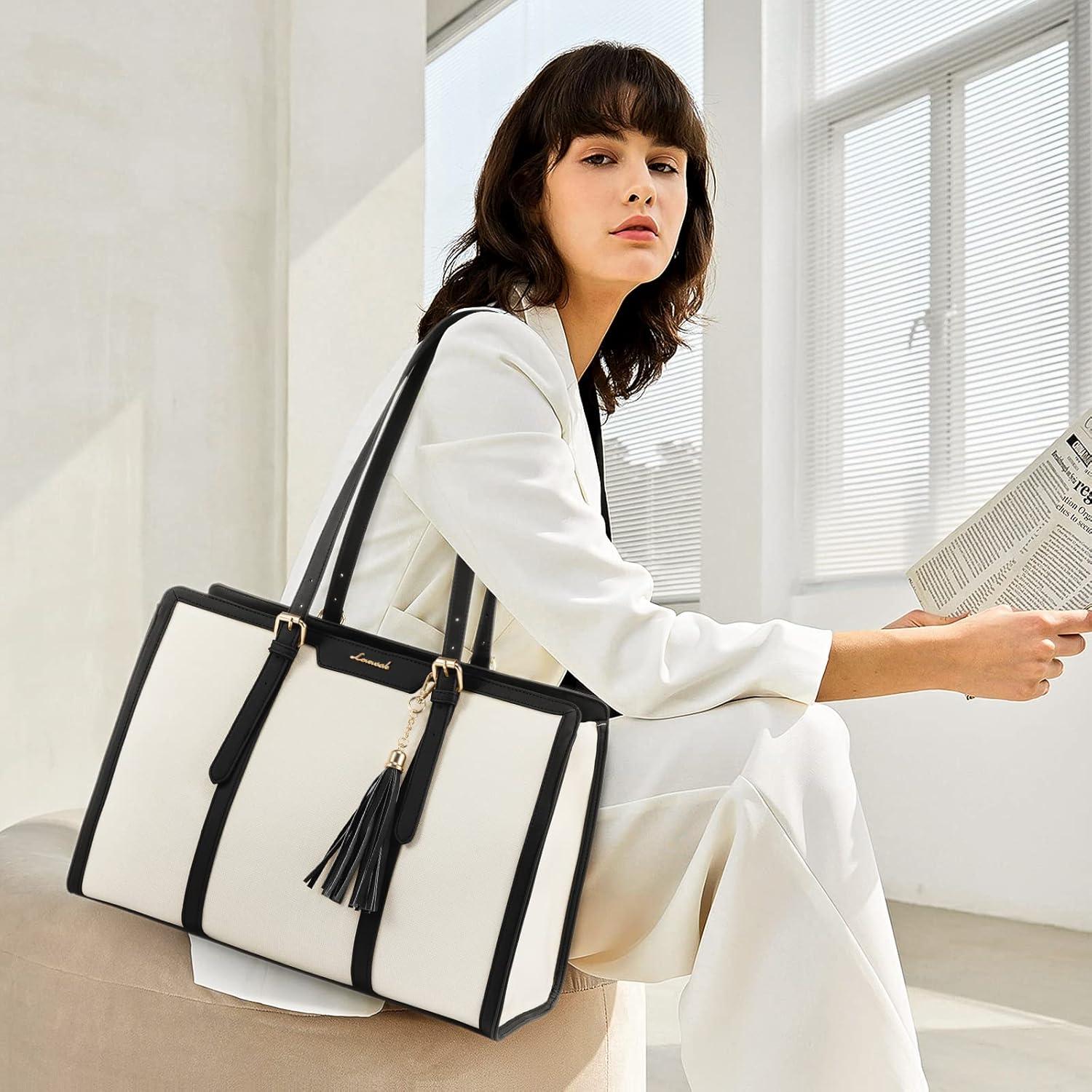 Bolsa Tote LOVEVOOK 15.6" Lona con Clutch para Mujeres