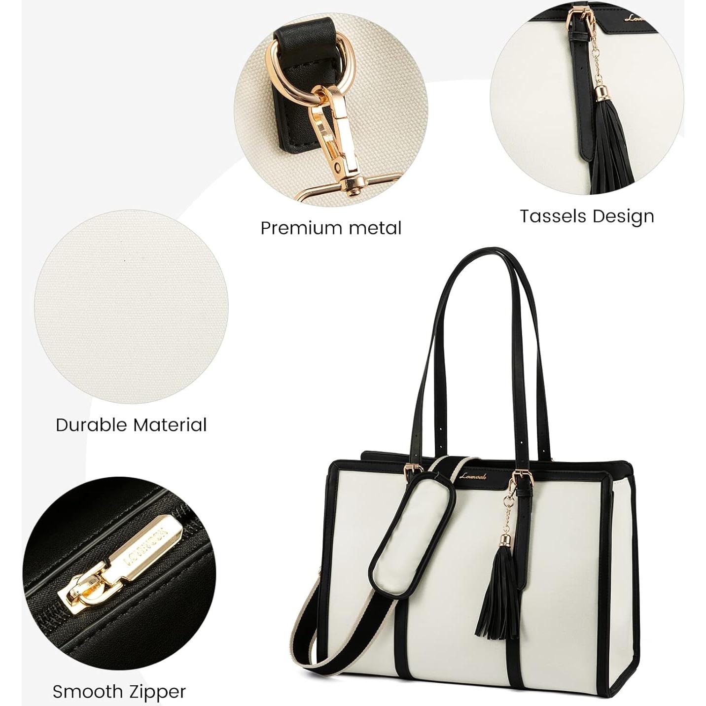 Bolsa Tote LOVEVOOK 15.6" Lona con Clutch para Mujeres