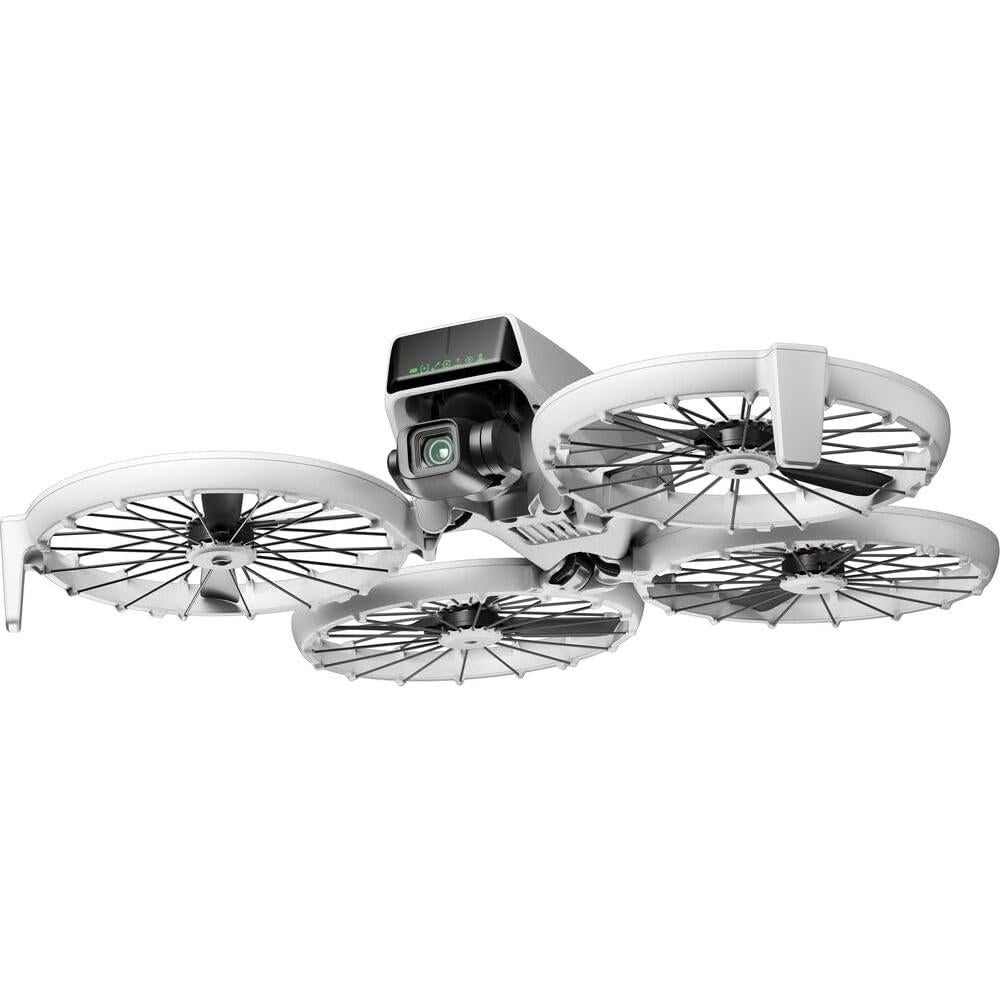 DJI Flip Fly More Combo With RC 2 Screen Remote Controller, Drone With 4K UHD Camera for Adults, 3 Batteries Bundle with 128 gb SD Card Strobe Lights and More