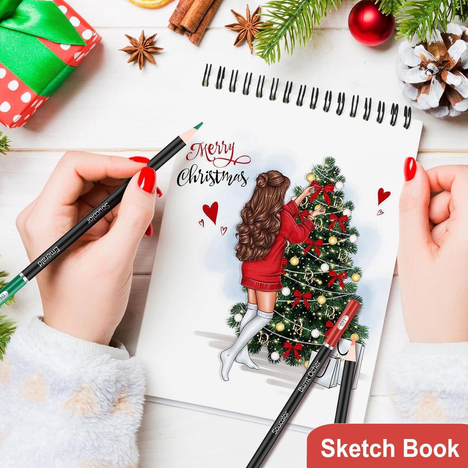 Lápices de Colores Soucolor 72 Colores para Dibujo Artístico