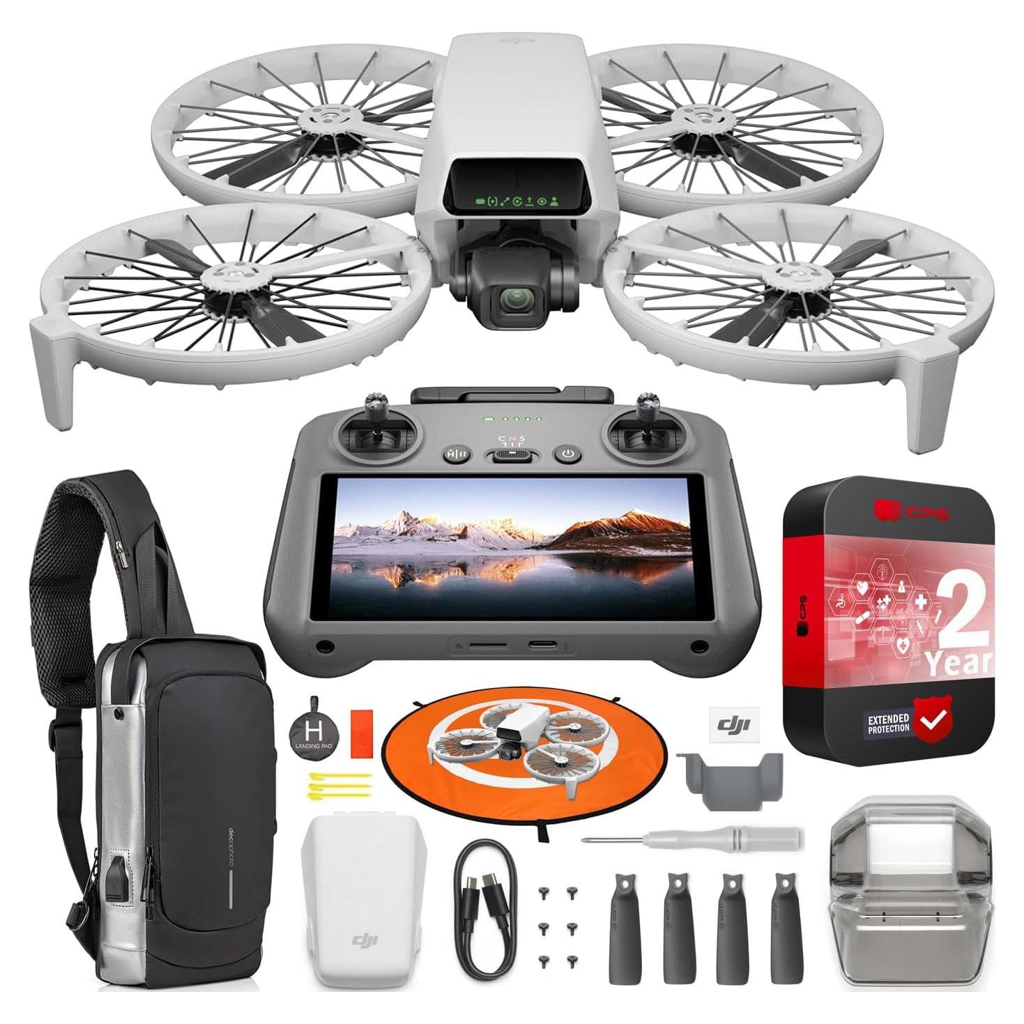 Drone DJI Flip RC 2 con Cámara 4K y Control Remoto