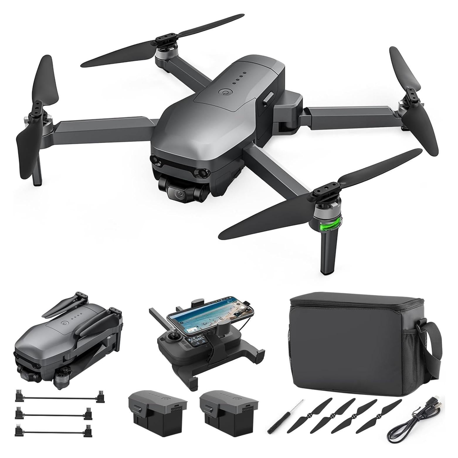 Dron 4K NiGHT LiONS TECH con Gimbal 3 Ejes y GPS