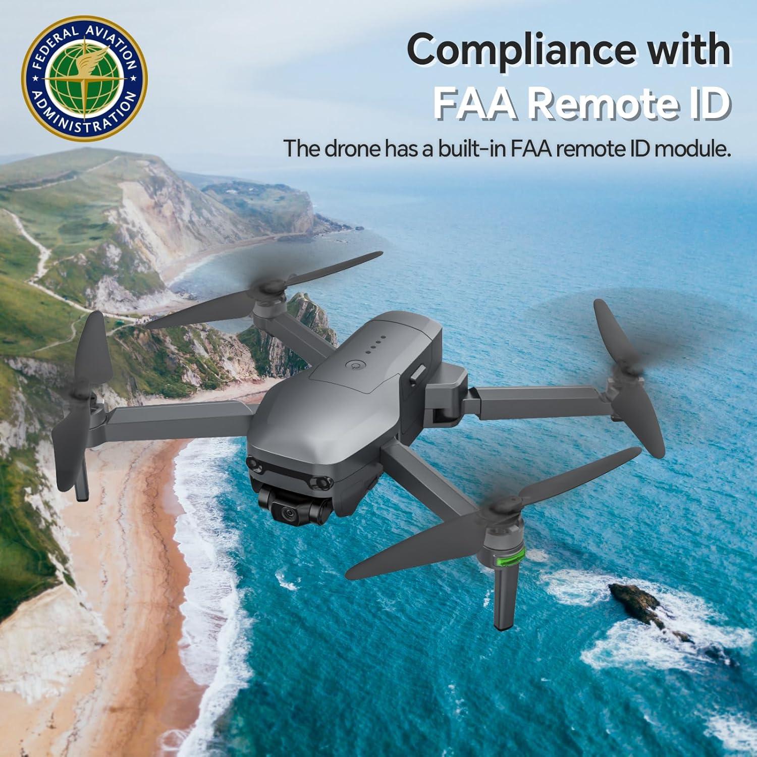 Dron 4K NiGHT LiONS TECH con Gimbal 3 Ejes y GPS