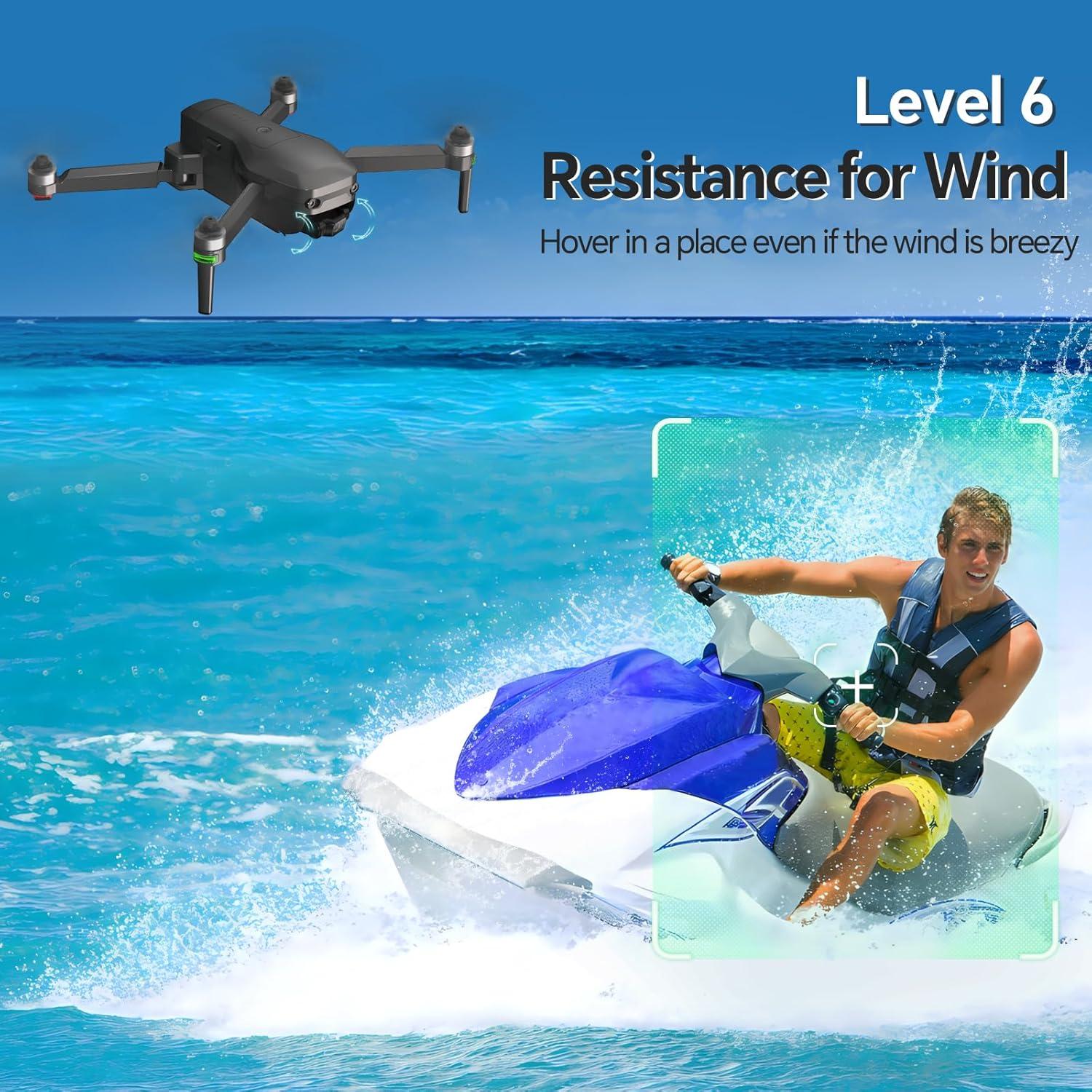 Dron 4K NiGHT LiONS TECH con Gimbal 3 Ejes y GPS