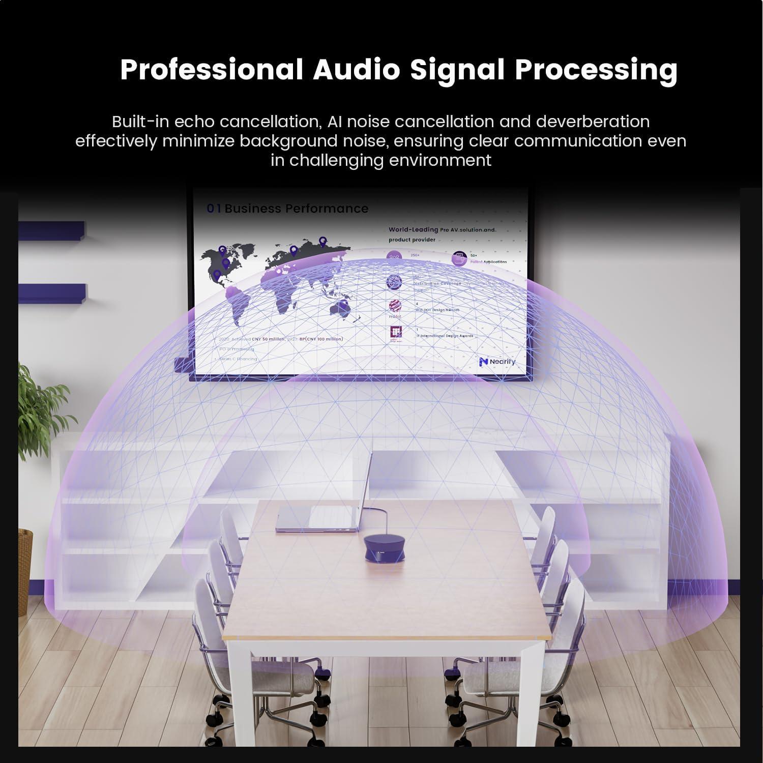 Altavoz A11 NEARITY USB con 4 Micrófonos y Cancelación AI