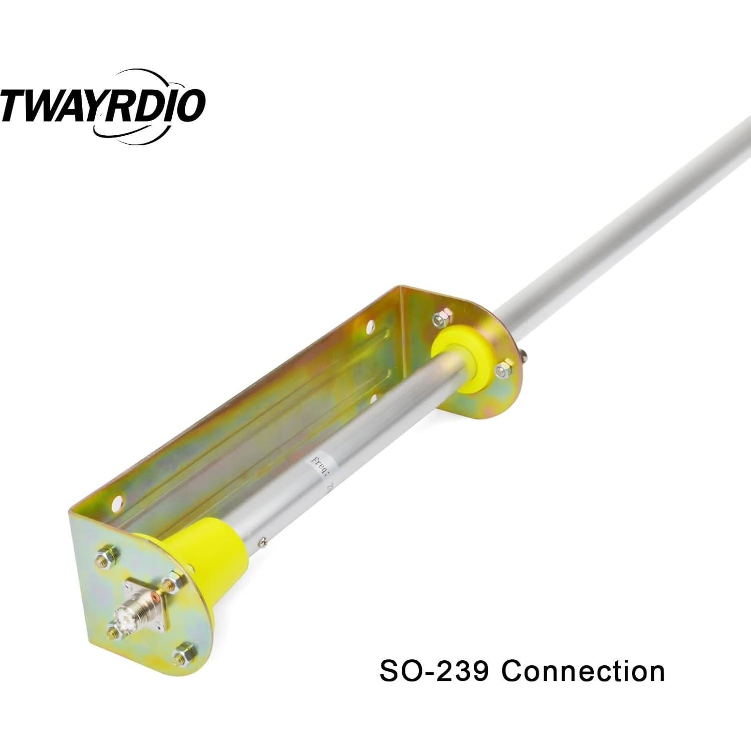 Antena Base CB TWAYRDIO 20 Pies 100W 27MHz Resistente