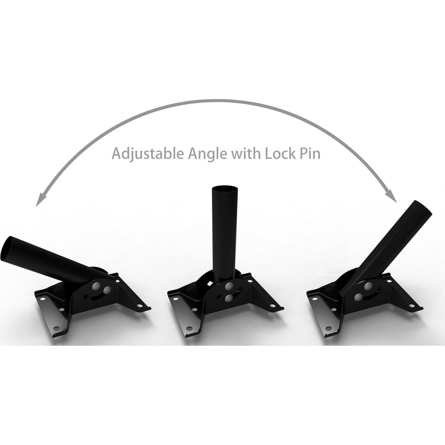 Poste de Montaje Universal CEKAY 3.81 cm x 129.54 cm para Antena