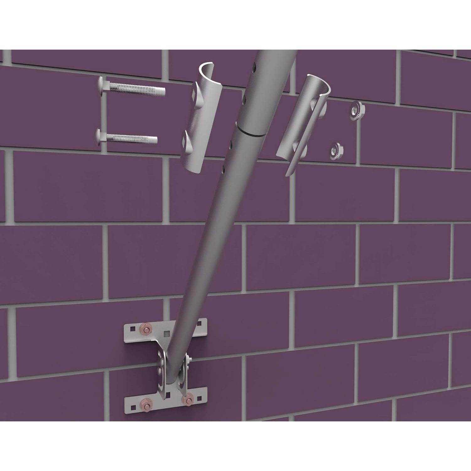 Polo de Montaje de Antena Ajustable IM 83 cm Resistente