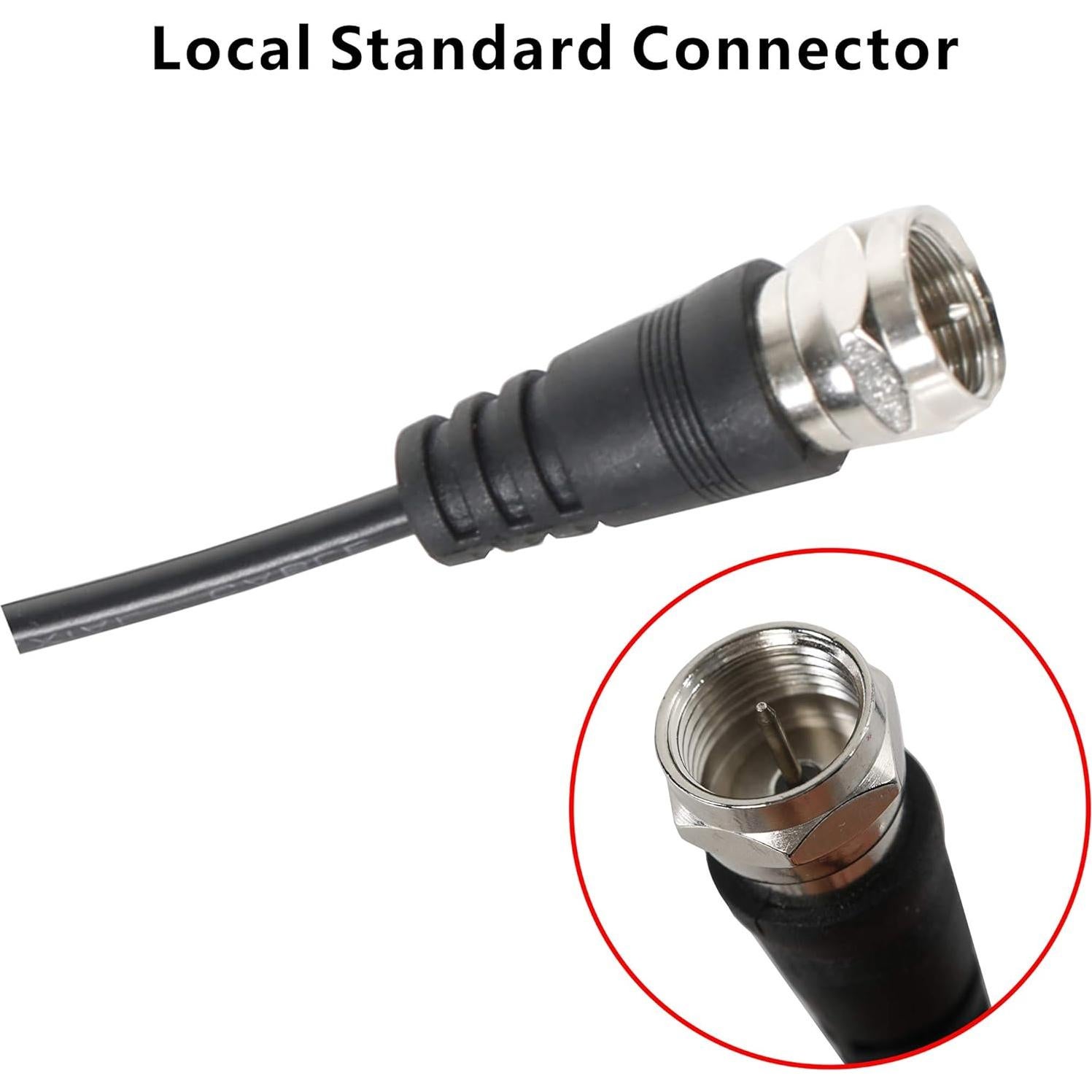 Antena de TV Digital EleMinikin con Base Magnética 35 Millas