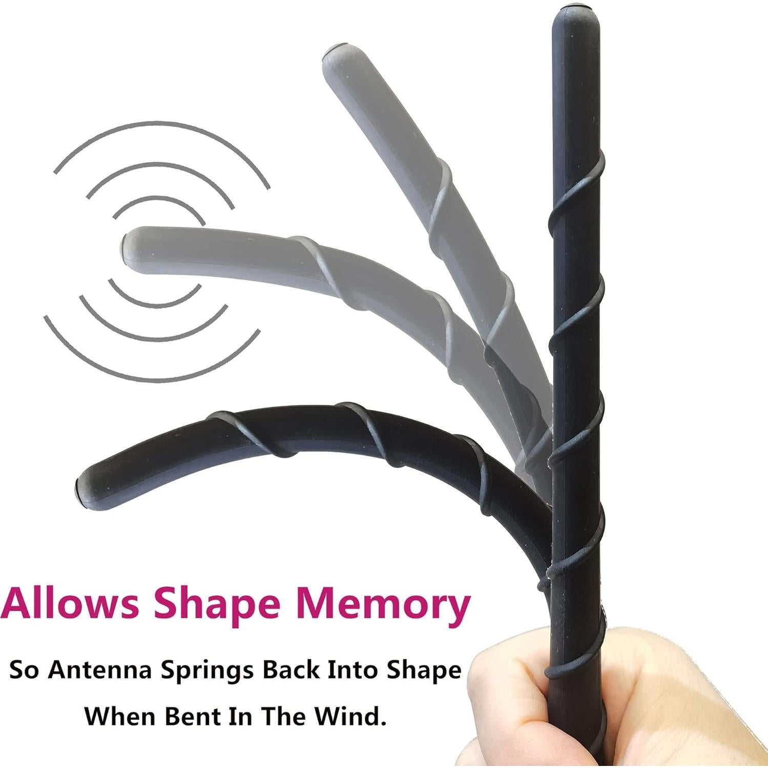 Antena Flexible Espiral para Toyota 4Runner 1999-2013 FM/AM