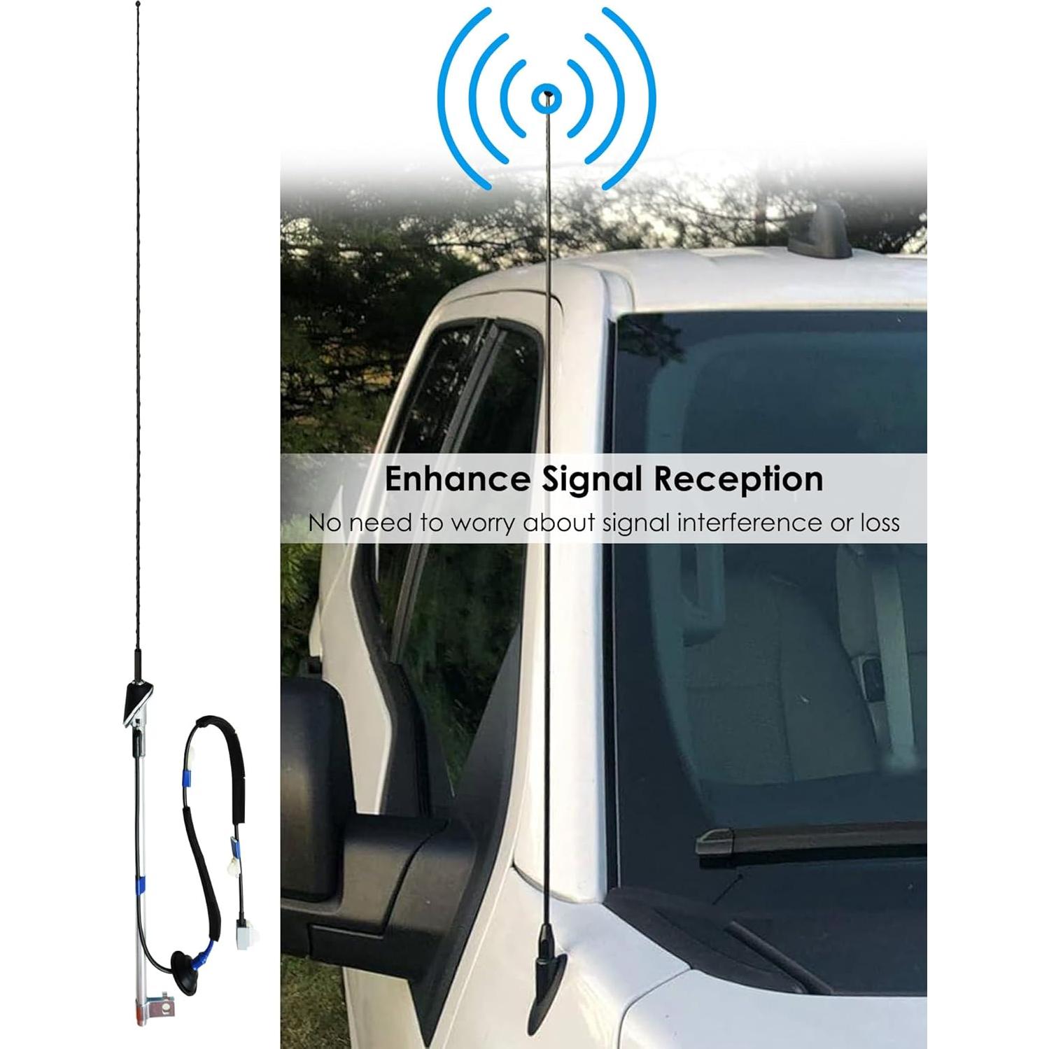 Kit de Antena Compatible Toyota Tacoma 2005-2015 BOQNZN