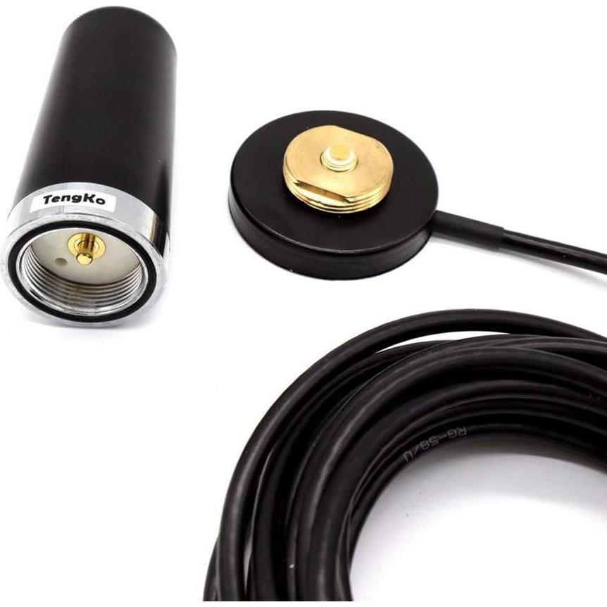 Antena de alta ganancia NMO doble banda 400-470MHz 136-174MHz