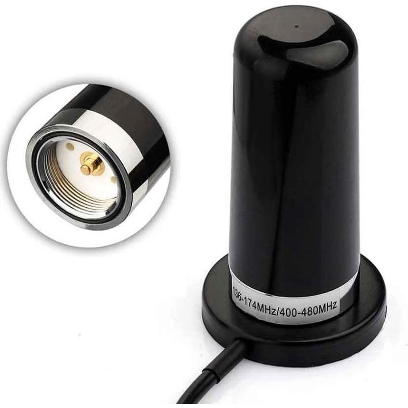 Antena de alta ganancia NMO doble banda 400-470MHz 136-174MHz