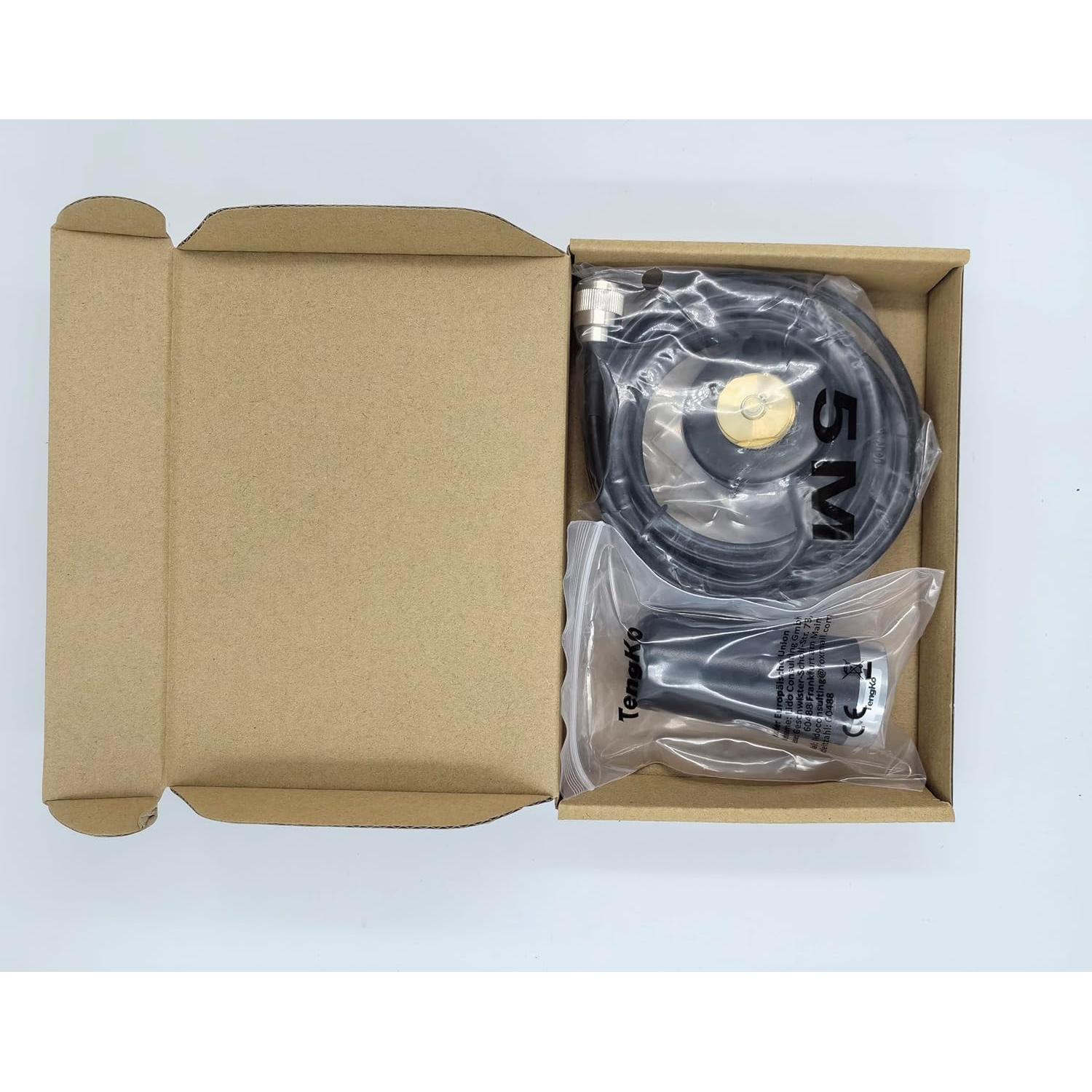 Antena de alta ganancia NMO doble banda 400-470MHz 136-174MHz