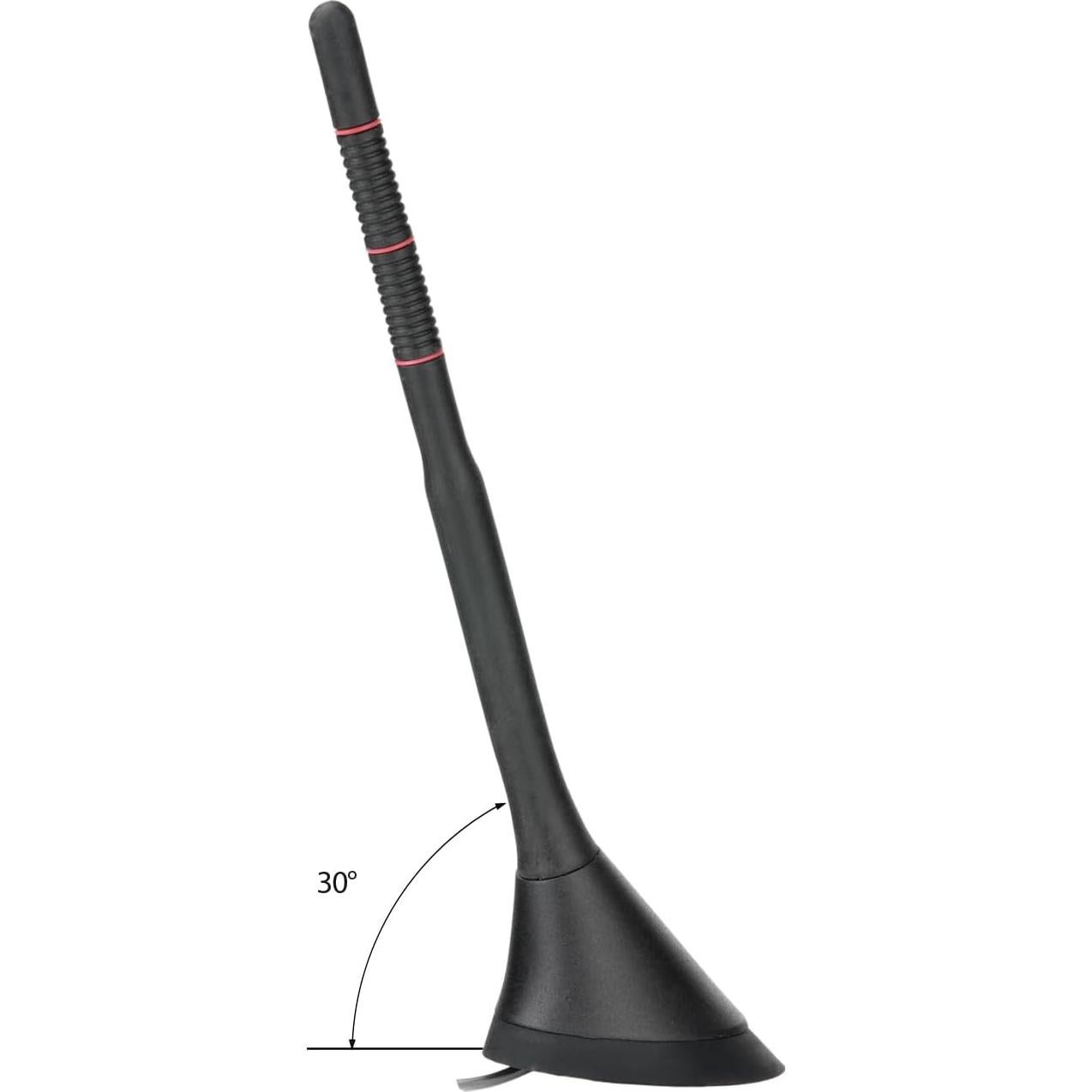 Antena de Radio de Coche Eightwood Amplificada 12V 5m