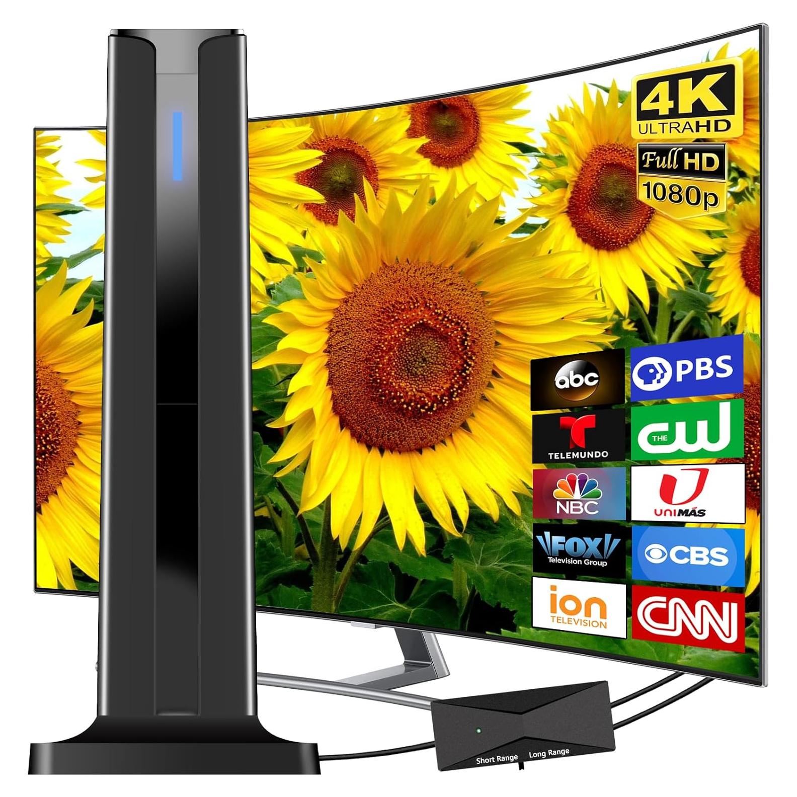 Antena de TV Digital Interior DTVSMARTSHOW 2025 HD 4K 1080P