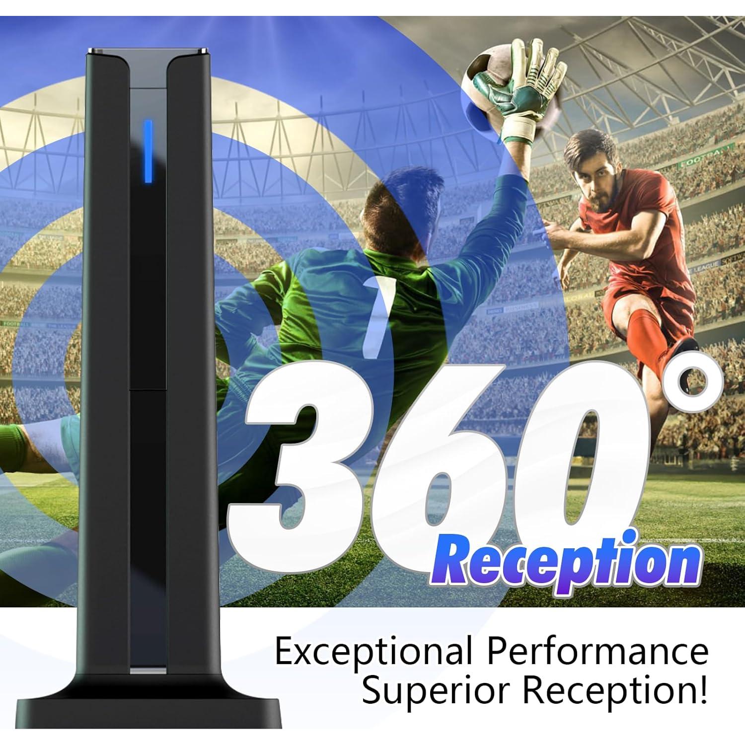 Antena de TV Digital Interior DTVSMARTSHOW 2025 HD 4K 1080P