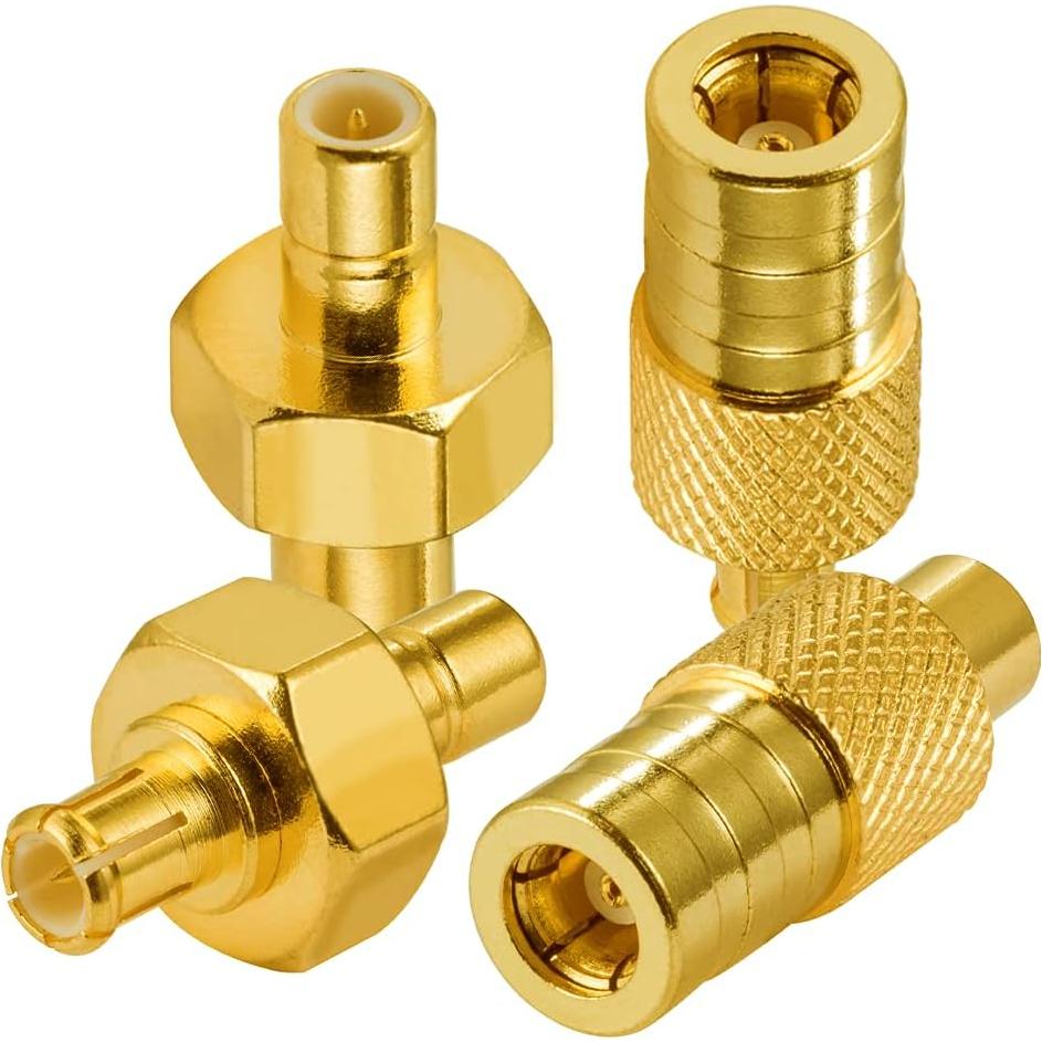 Kit de Adaptadores RF POBADY SMB a MCX - 4 Piezas