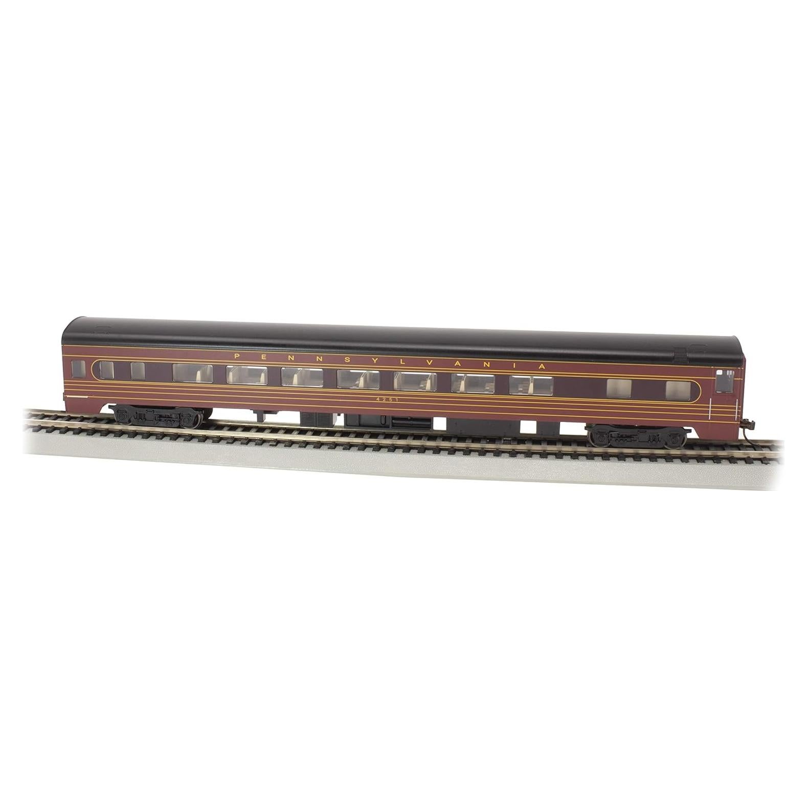 Carro de Pasajeros Bachmann PRR #4251 Iluminado Escala HO