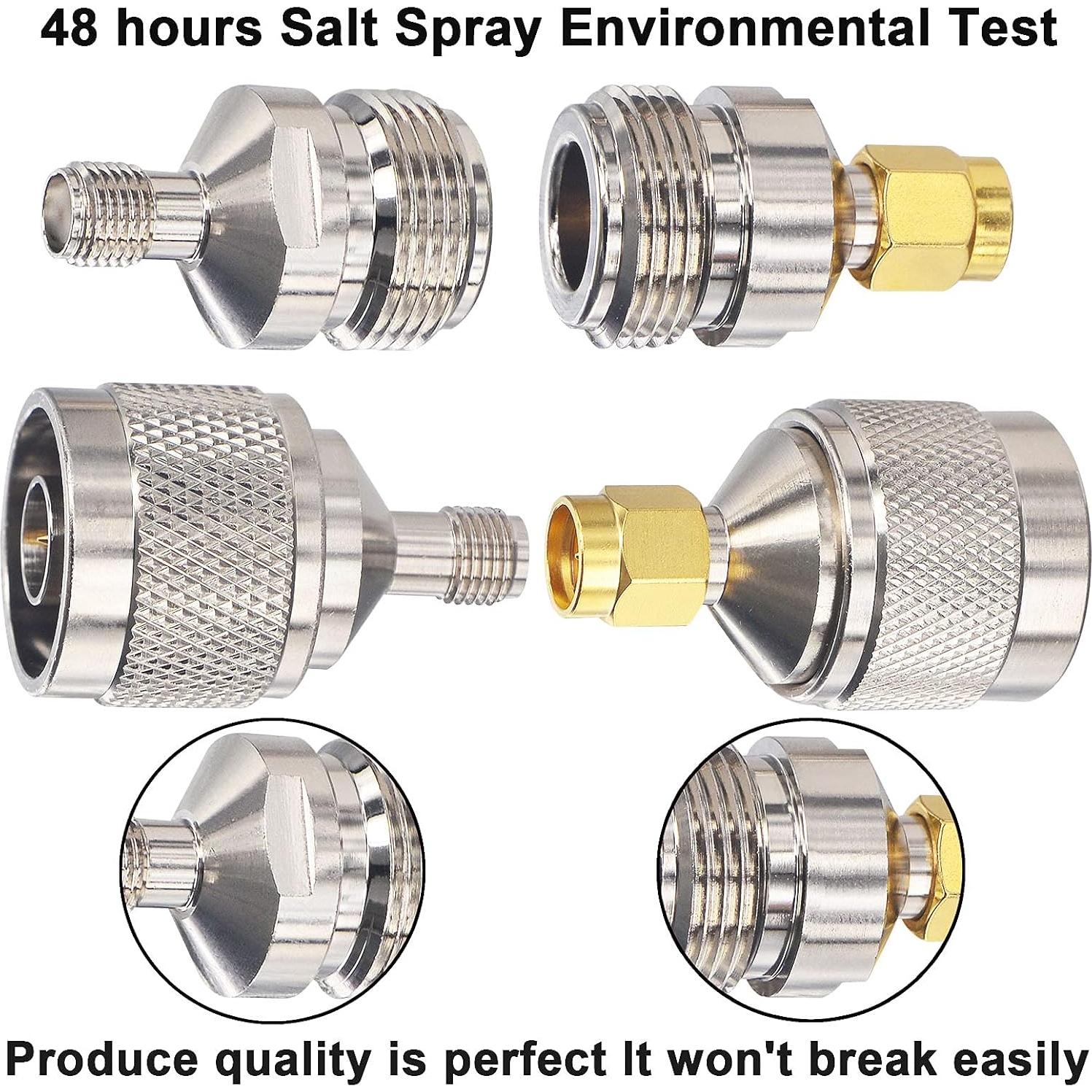 Kit Adaptador SMA a N 4 PCS - Conectores RF para Radio CB