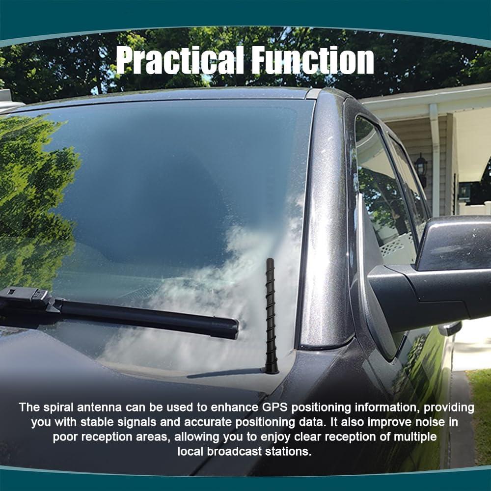 Antena Espiral para Coche Lyxheth 19 cm Universal Roscada