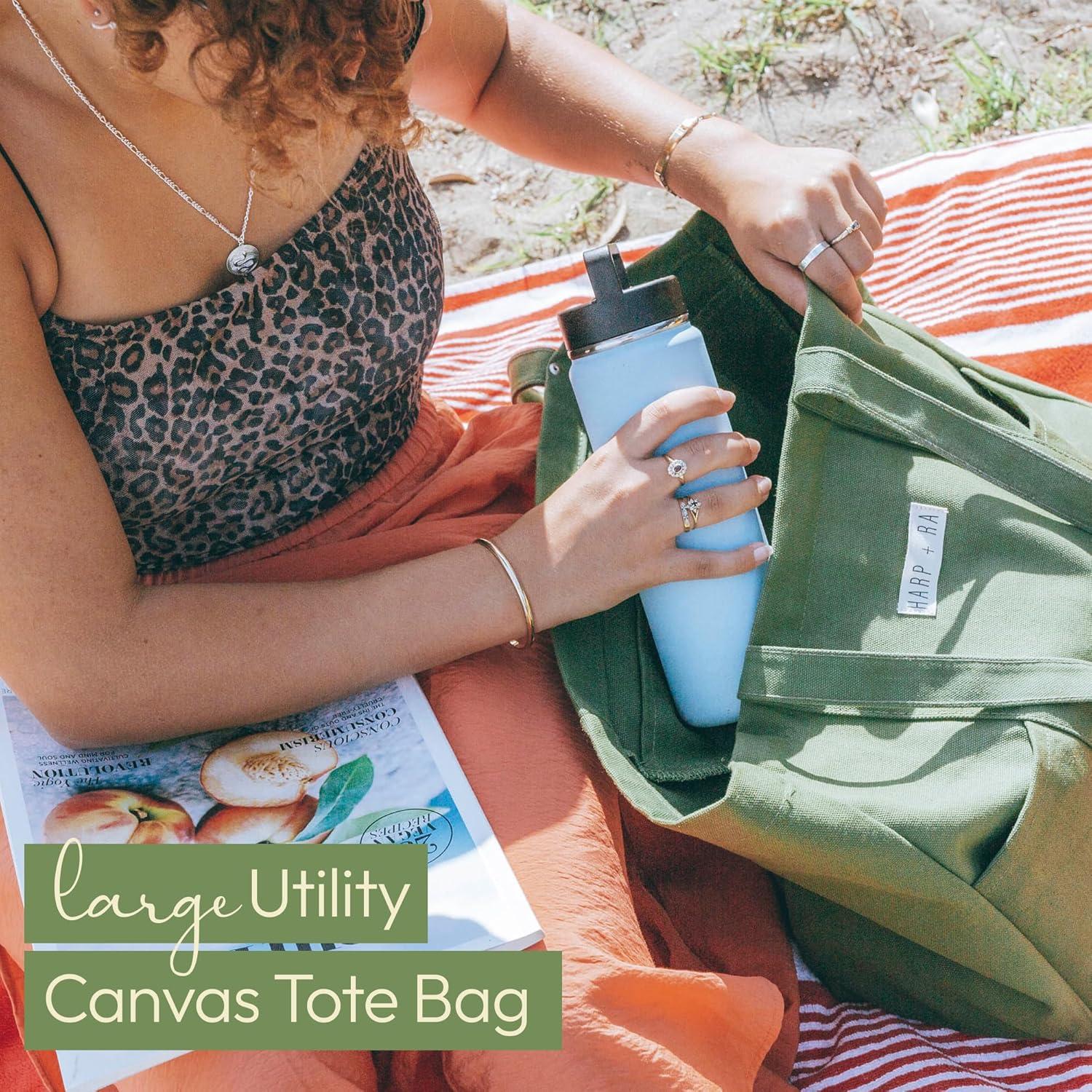 Bolsa de Lona Verde Bosque - Terrene Design 2 Bolsillos