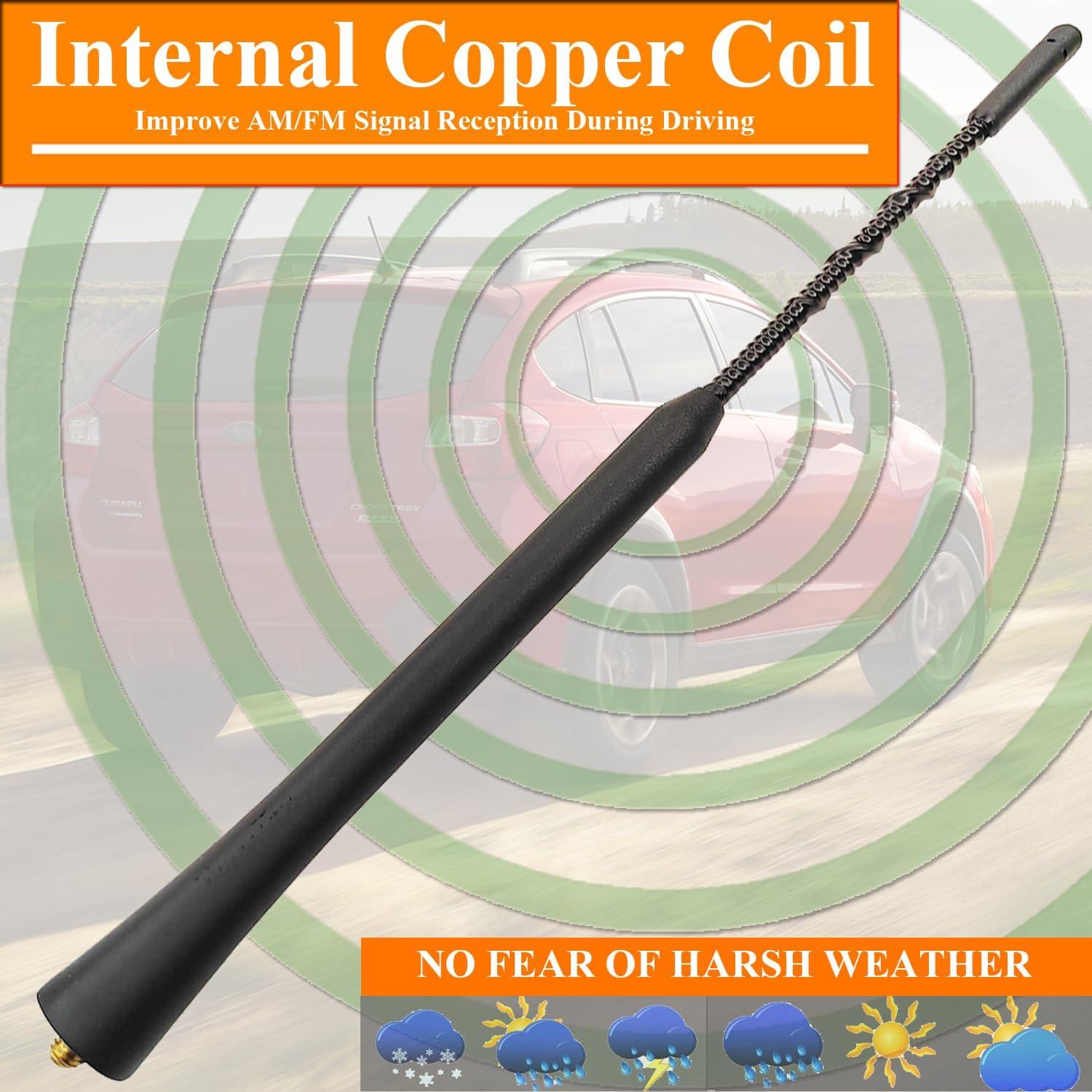 Antena Flexible 23 cm para Subaru Crosstrek 2013-2024