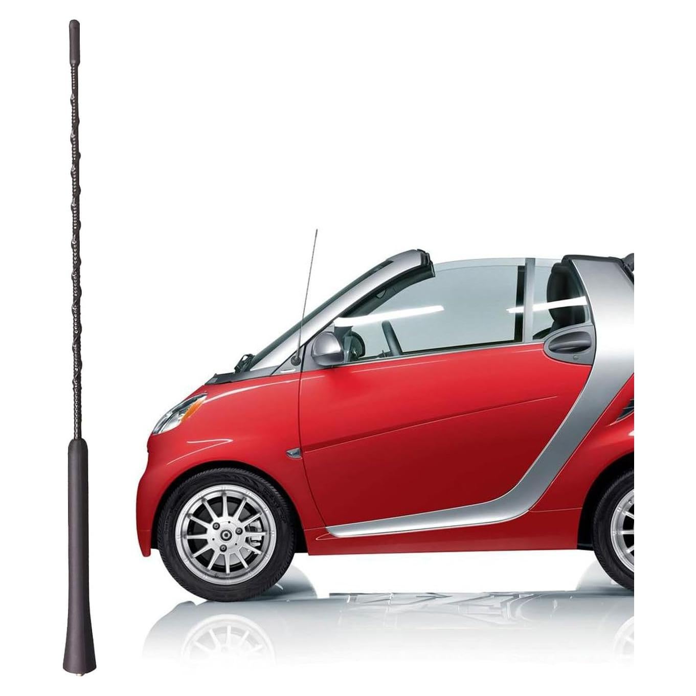 Antena de 40 cm RooFox para Smart ForTwo 2008-2015