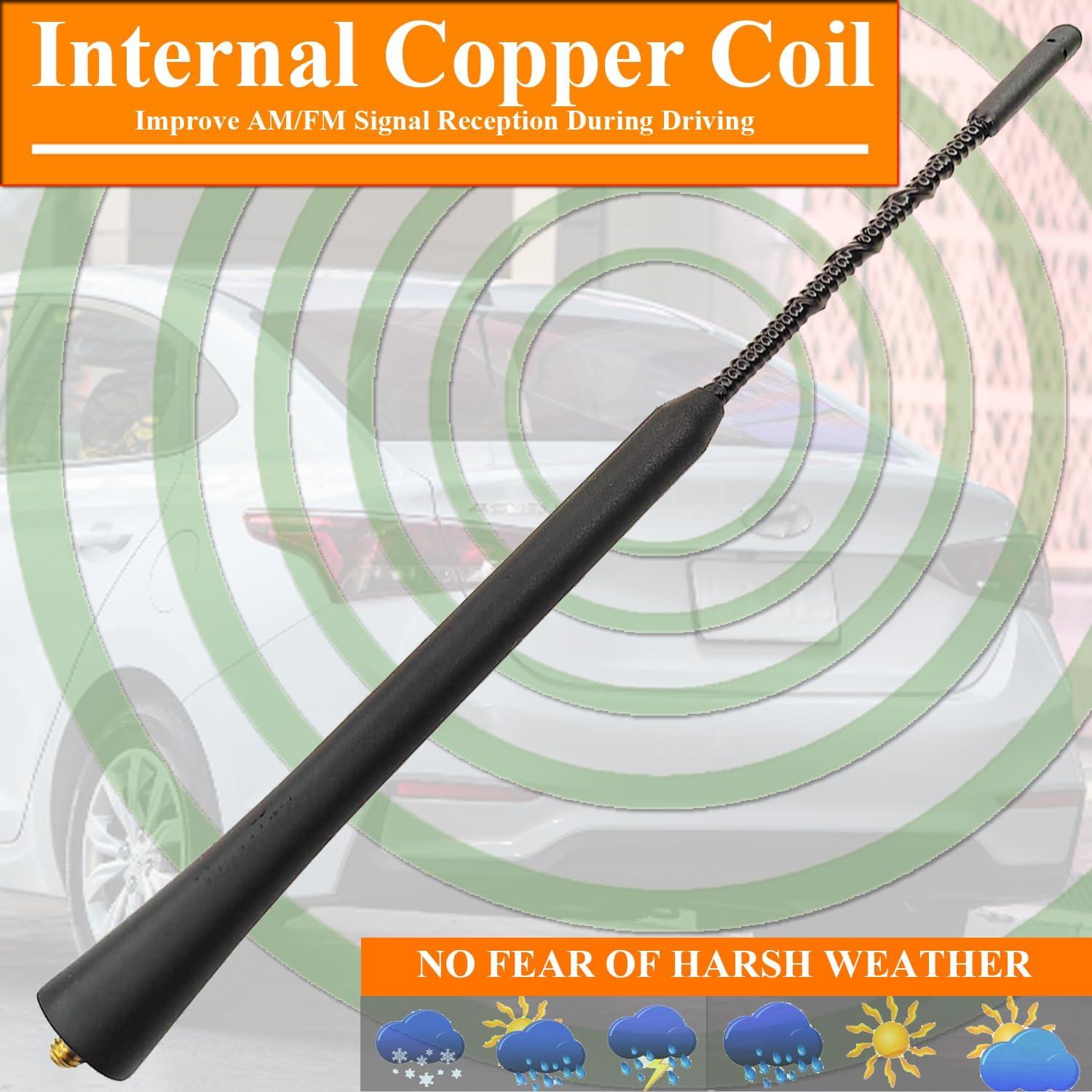 Antena Flexible 23 cm RooFox para Hyundai Accent 2006-2022