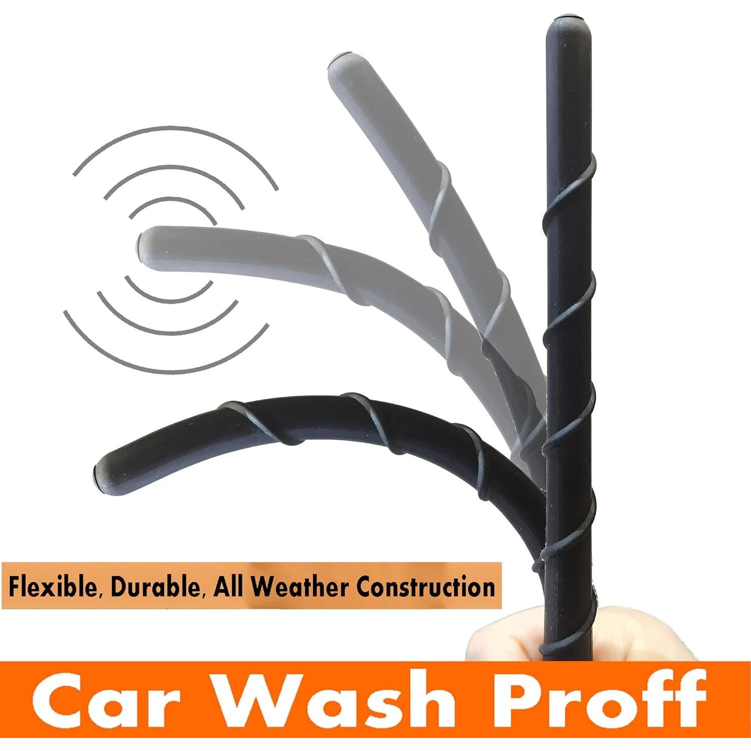 Antena Corta Toyota Corolla 2003-2008 Flexible 17.78 cm