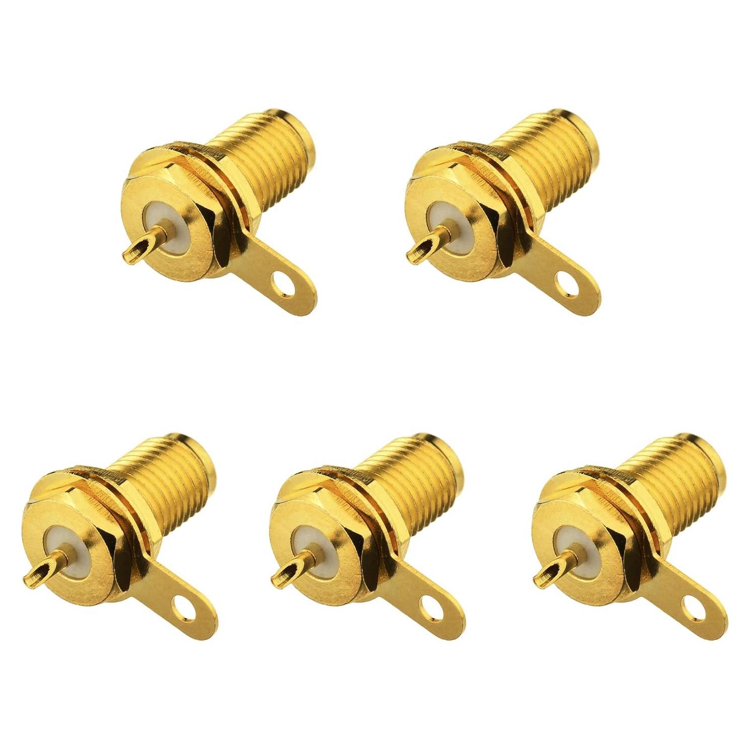 Conectores SMA de Montaje en Panel 5pcs - Fivegiot
