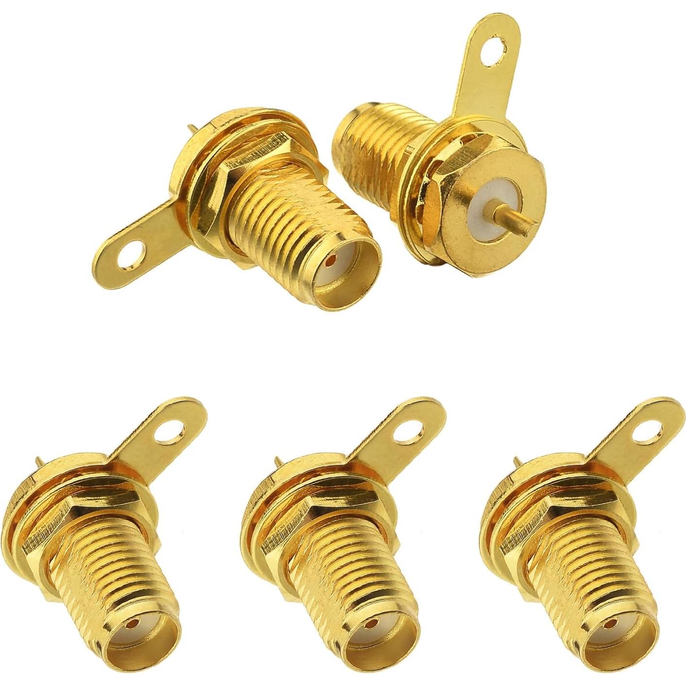 Conectores SMA de Montaje en Panel 5pcs - Fivegiot