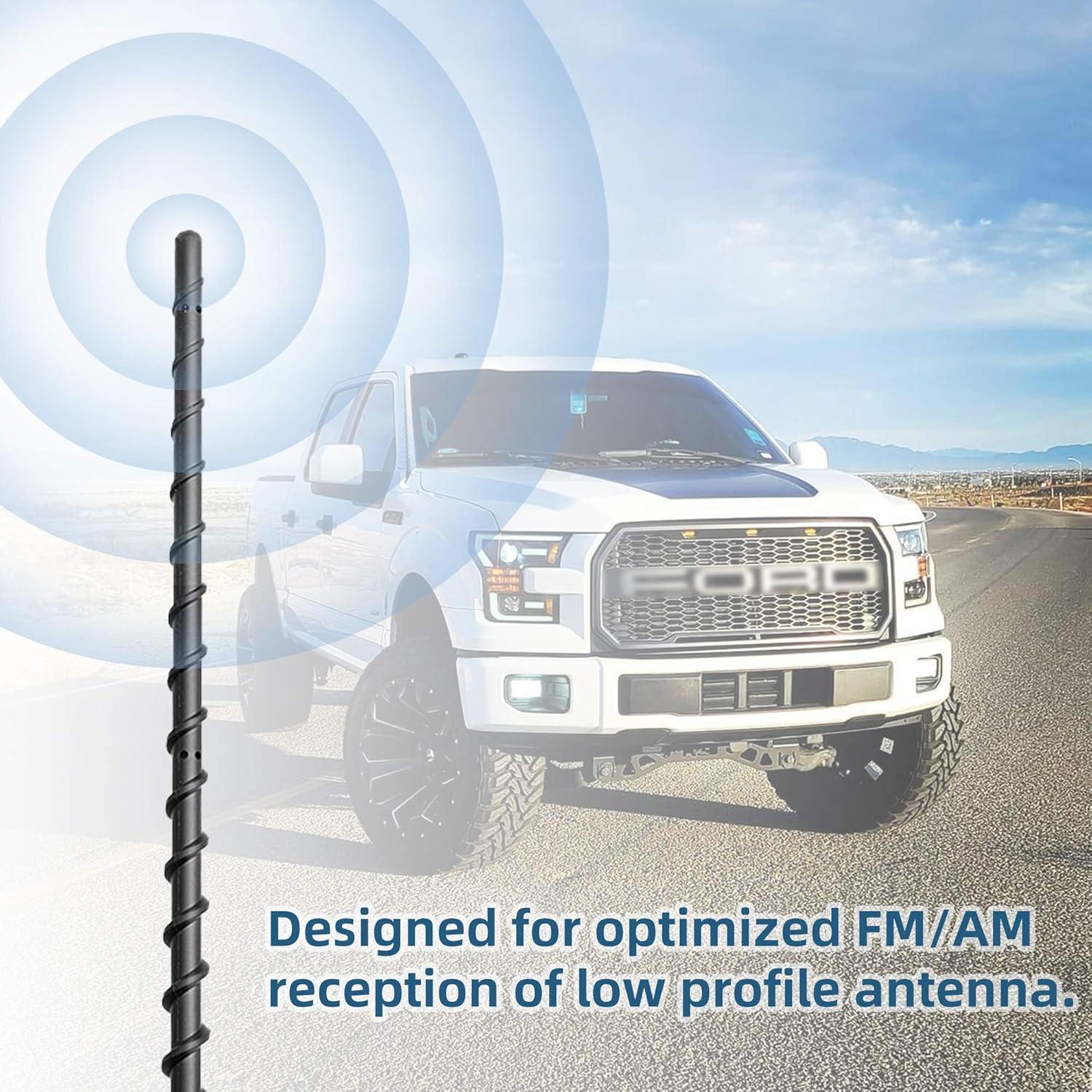 Antena VOFONO 17.8 cm para Ford F150 y Dodge RAM 2009-2025