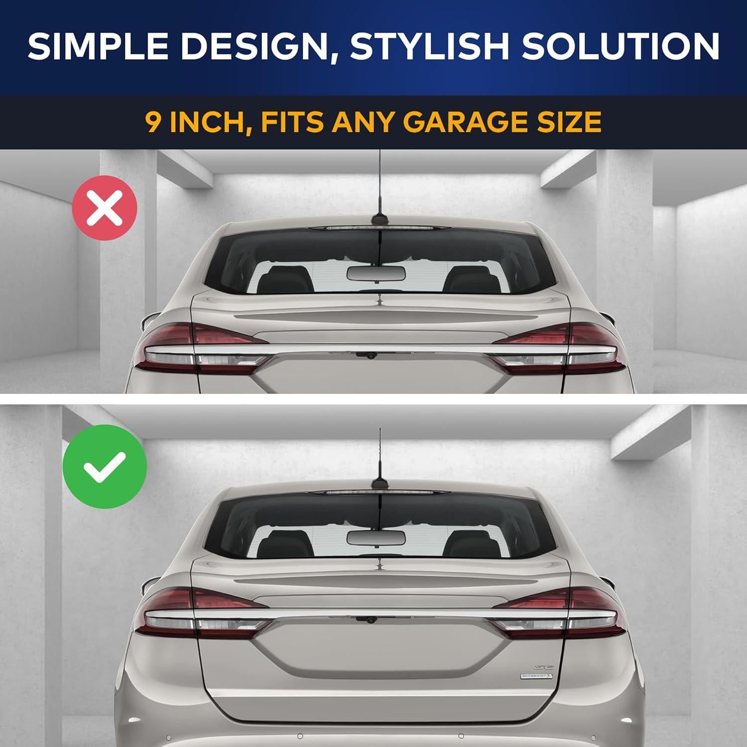 Antena MAST Negra TN para Ford Fusion 2006-2020