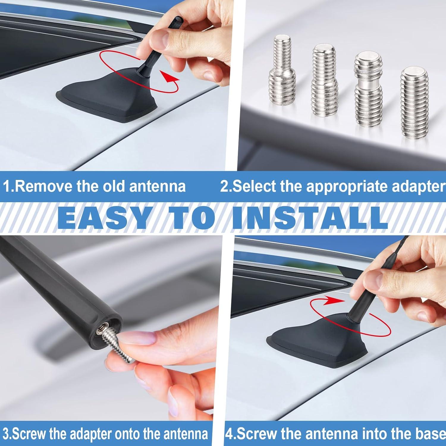 Antena de Techo Eightwood 27.5cm para Vehículo AM/FM