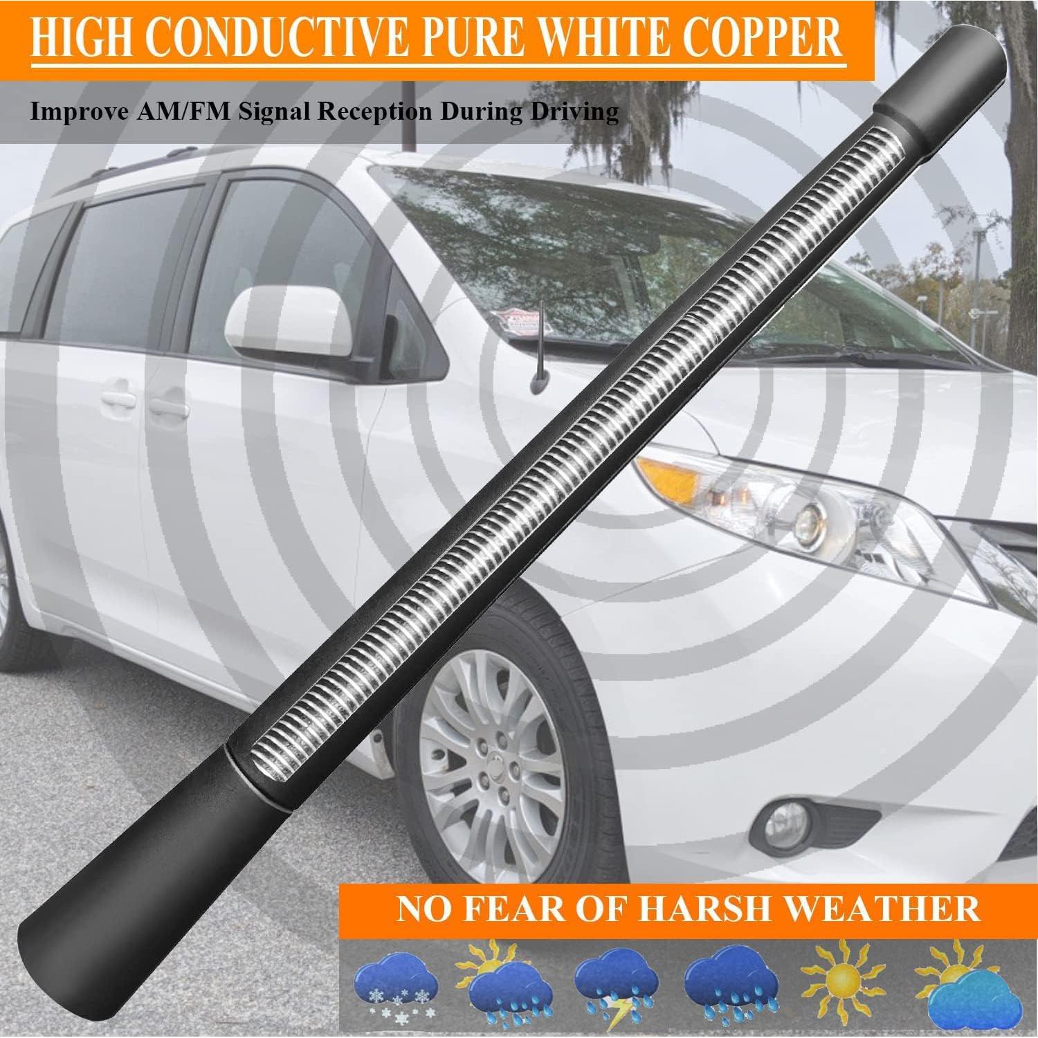 Antena de Reemplazo RooFox para Toyota Sienna 2003-2014 17.8 cm