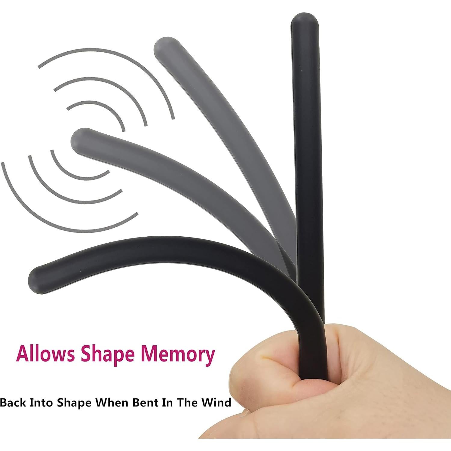 Antena de goma corta 17.78 cm MINILAOMA para Honda