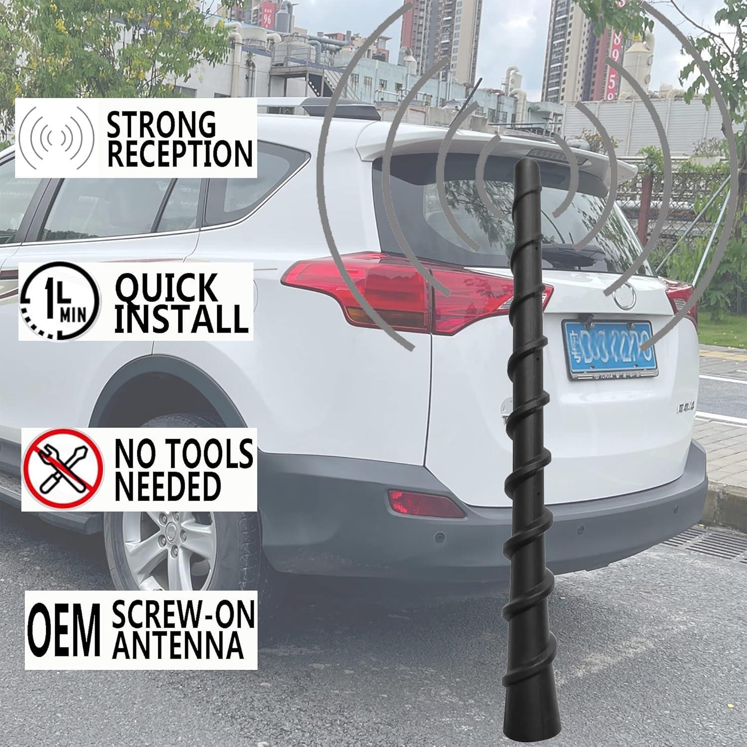 Antena de goma corta 17.78 cm MINILAOMA para Honda