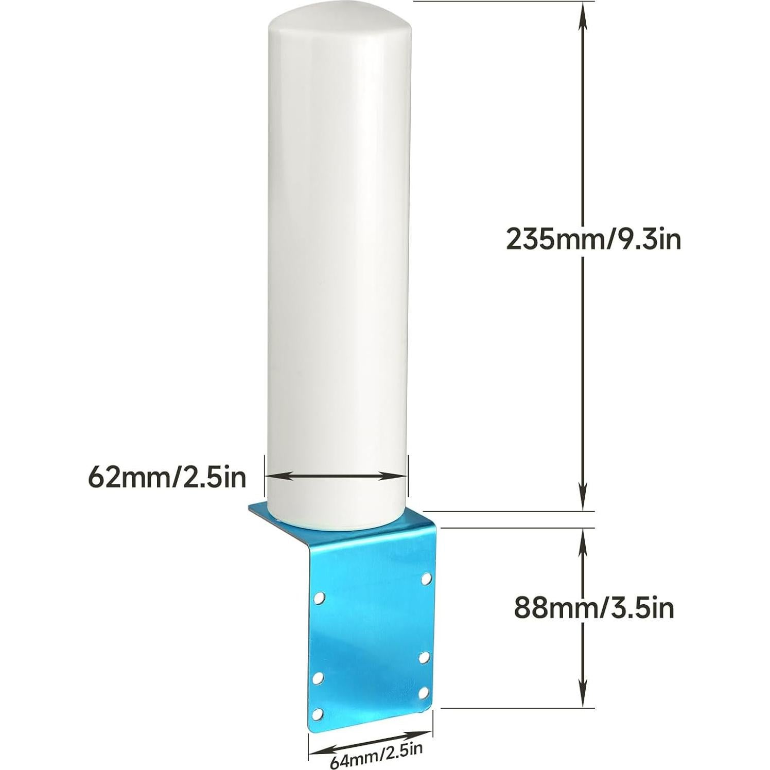 Antena Exterior 4G LTE Superbat Tipo N Impermeable 10dBi