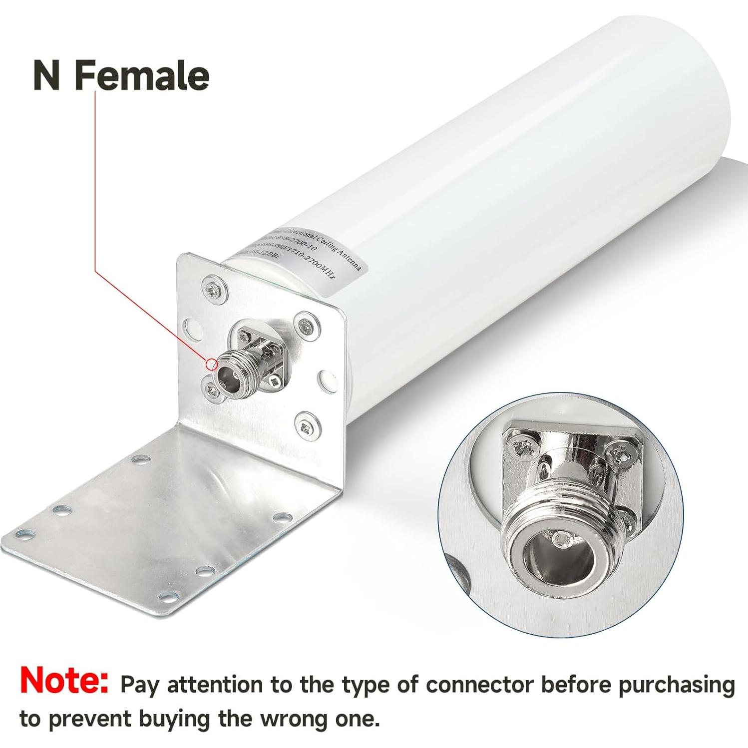 Antena Exterior 4G LTE Superbat Tipo N Impermeable 10dBi