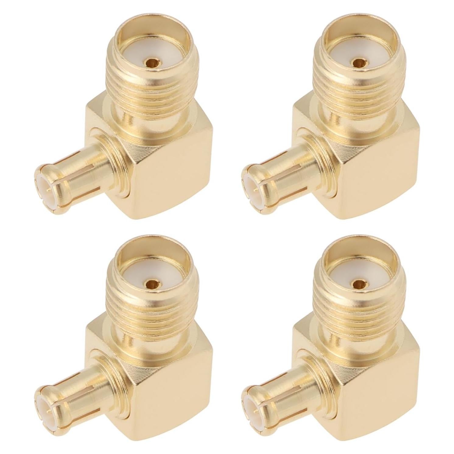 Adaptador SMA hembra a MCX macho 90° - 2 Pcs - Micro Traders