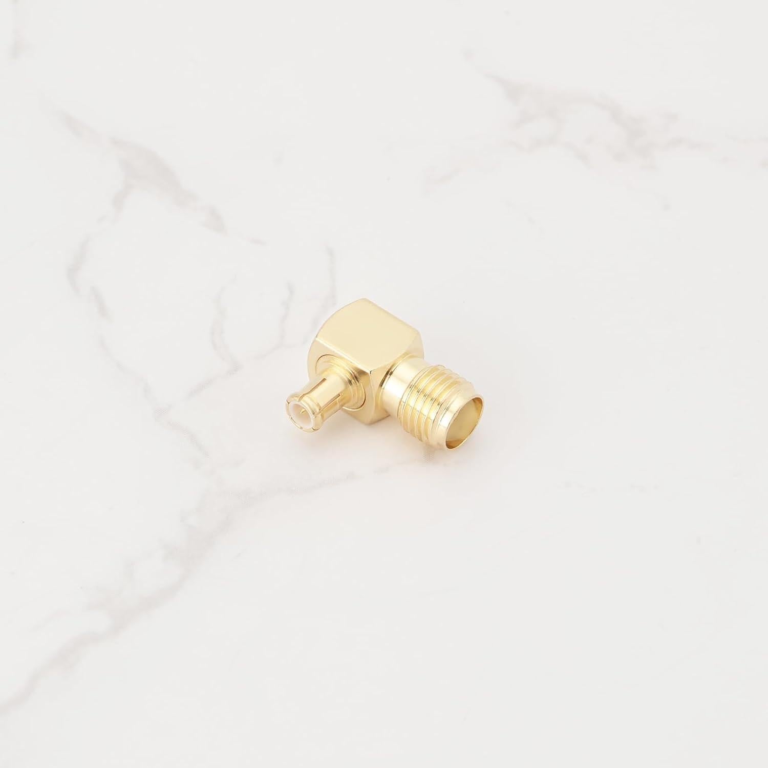 Adaptador SMA hembra a MCX macho 90° - 2 Pcs - Micro Traders