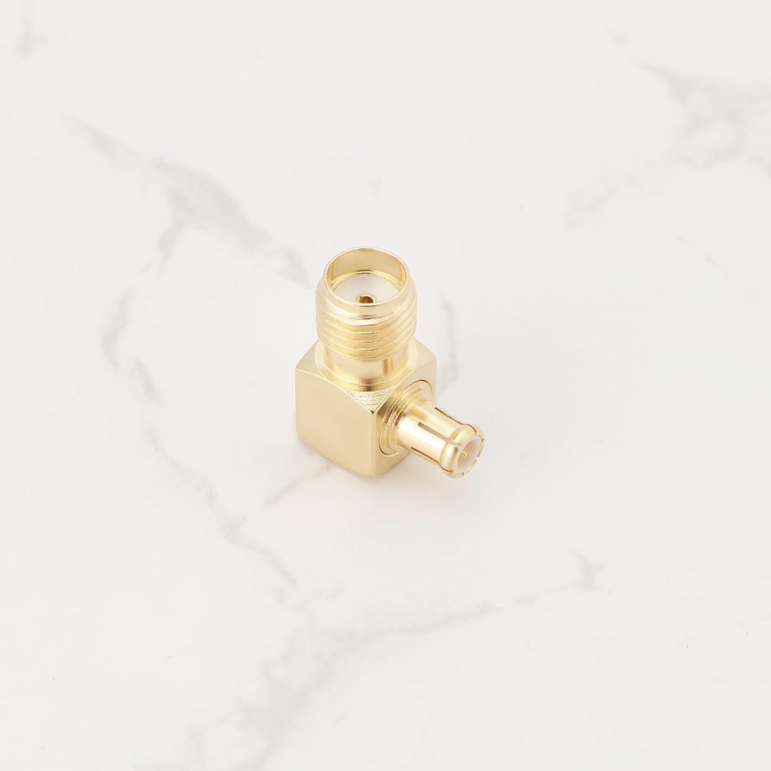 Adaptador SMA hembra a MCX macho 90° - 2 Pcs - Micro Traders